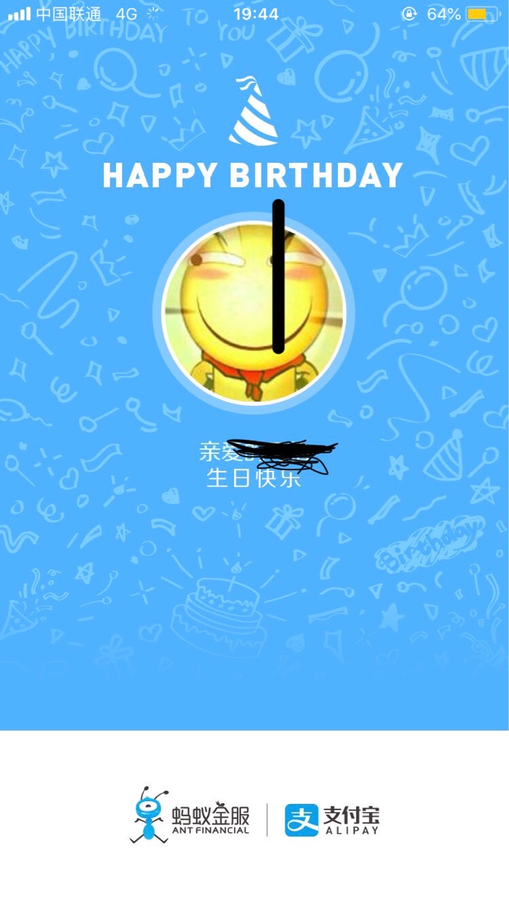 生日快乐!25岁了,没有一个人祝福我进来的老哥说声生日快乐吧 谢谢