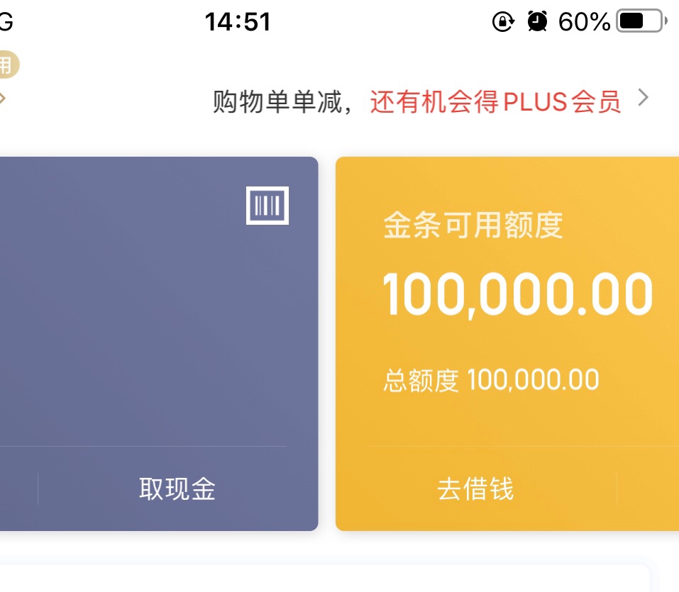 开通京东金条只填短信验证码就8000元申请提现不知有没有戏