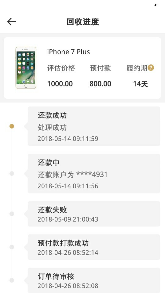 犀牛优品，天天回收，还款日都是9号，协商了一下，犀牛优品昨晚还款，再次 ...97 / 作者:小雅- / 