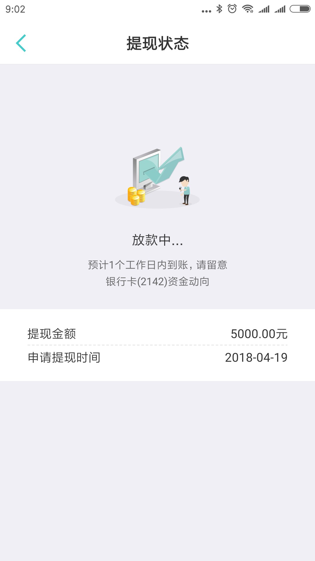 钱包易贷到账！速度签约59 / 作者:懂你 / 