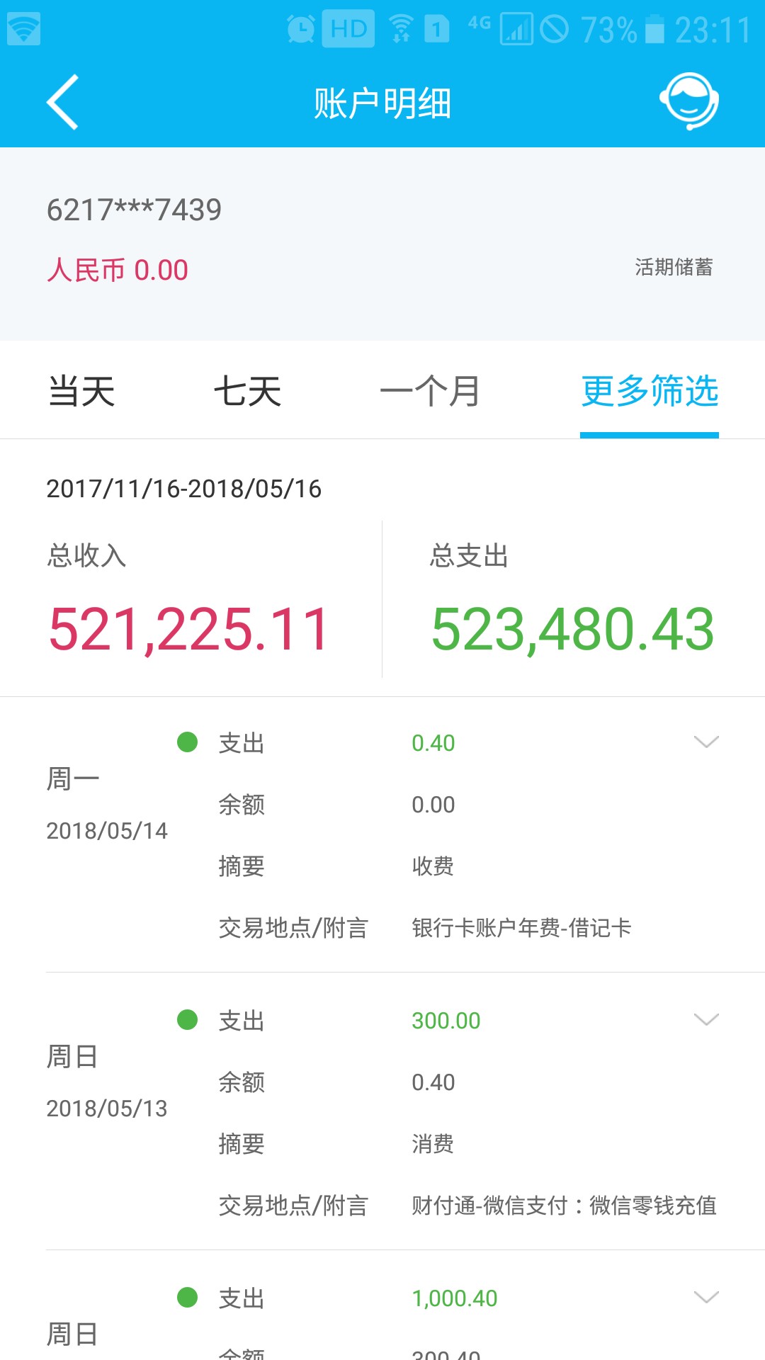 睡不着的都来晒下，晒一下你们这个月专门撸口子的银行卡的流水啊，因为这个月74 / 作者:王雄飞 / 