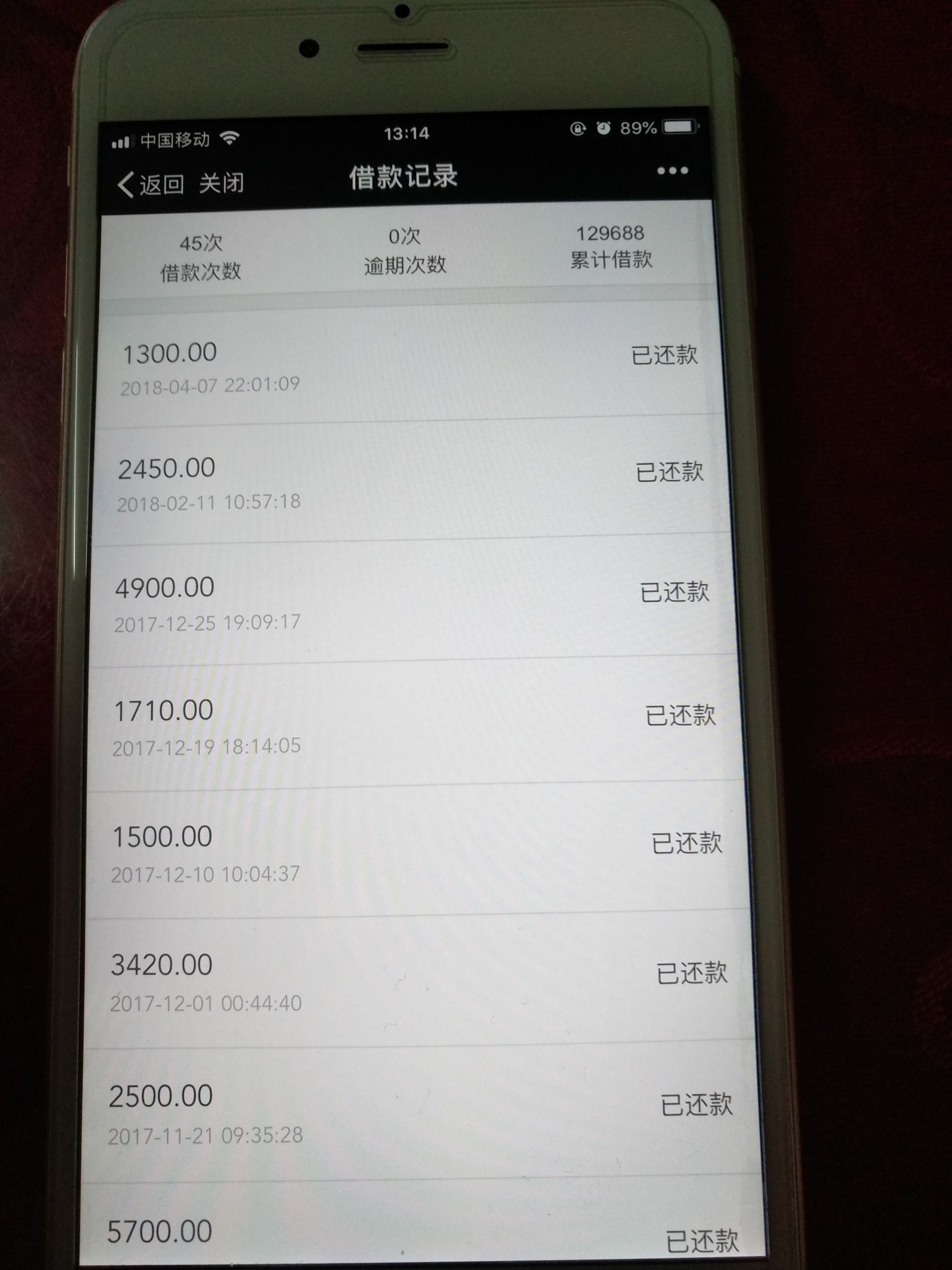 闪电借款 刚还了一期账单 给了20000分期 借了显示 要还完

不知道是套路不

78 / 作者:q2619677 / 