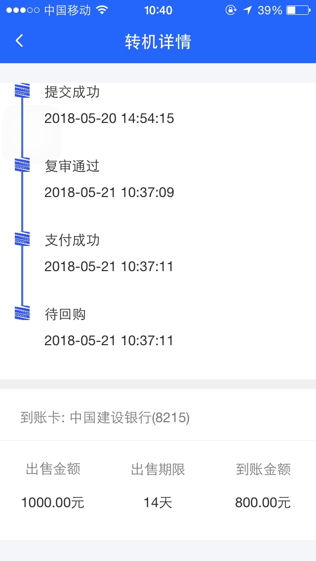 老哥们上啊昨天申请 今天回访的 


18 / 作者:飞得更高 / 