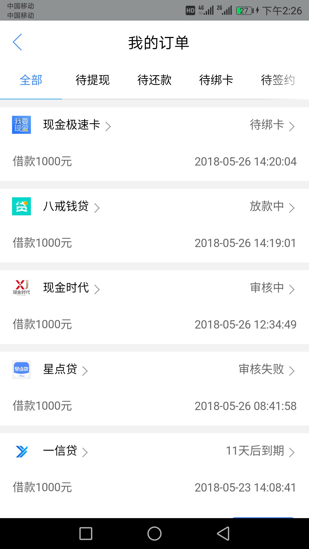 现金白卡里面贷款点进去能申请的申请一遍下了三个都是七天小钢炮不怕的去撸 ...49 / 作者:桥到船头自然直 / 
