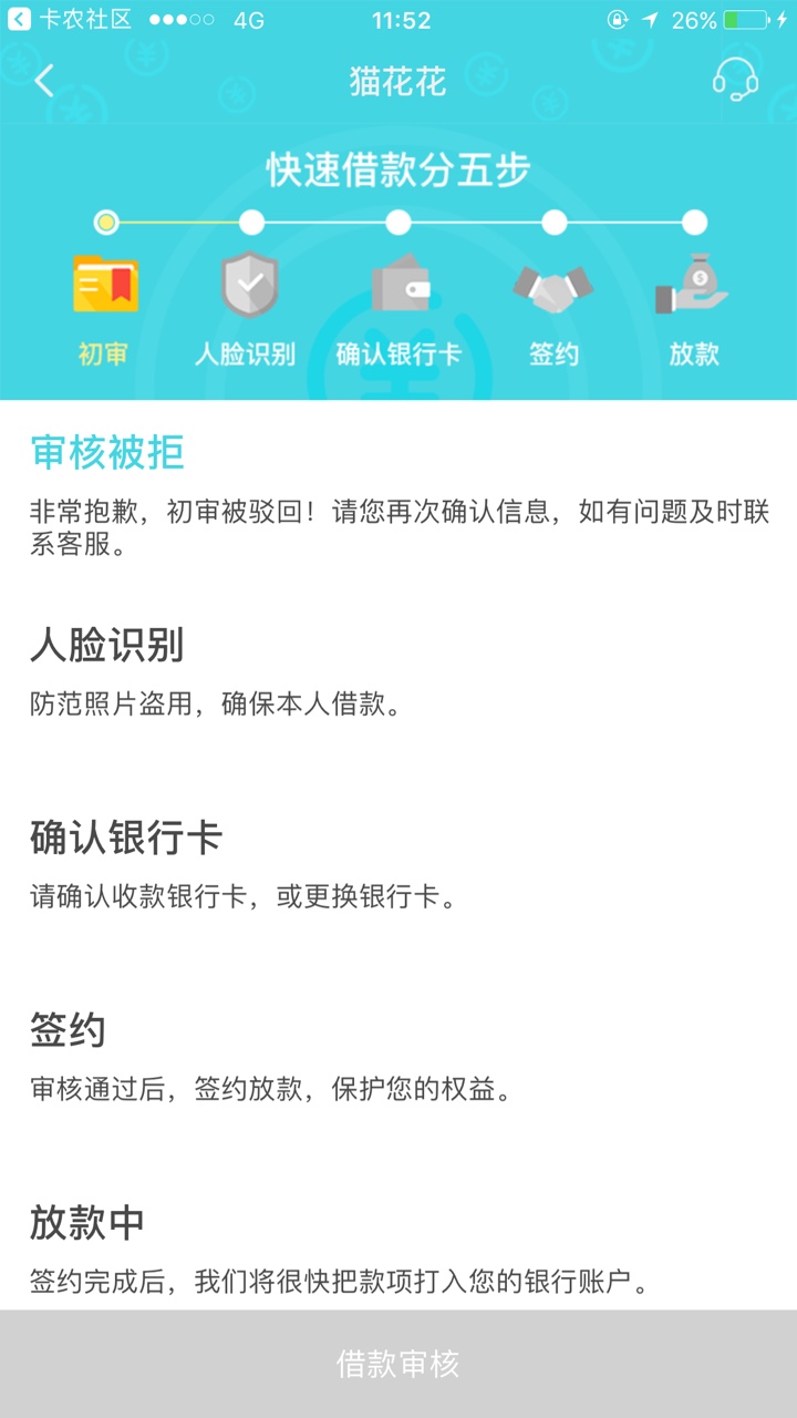 『分享口子』“猫花花”随时现金的兄弟,实测成功下款！56 / 作者:想抱抱你 / 