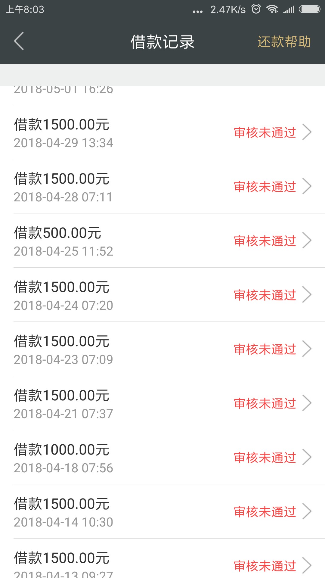 信用金卡放水，不喜勿骂，上个月秒距，刚刚试了秒过1500，14天，老哥们可以试试 ...55 / 作者:963299 / 