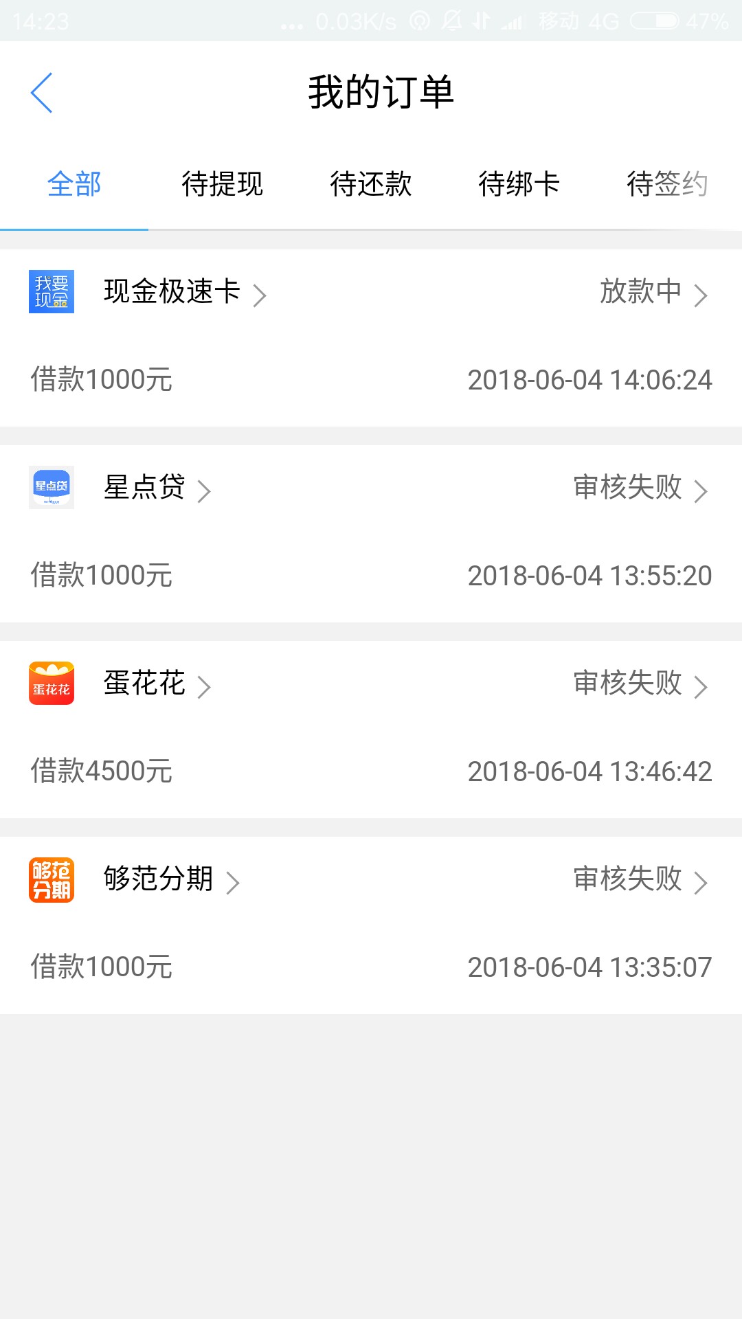 老哥们看看，这个稳不稳啊，显示待放款，
20 / 作者:至少 / 