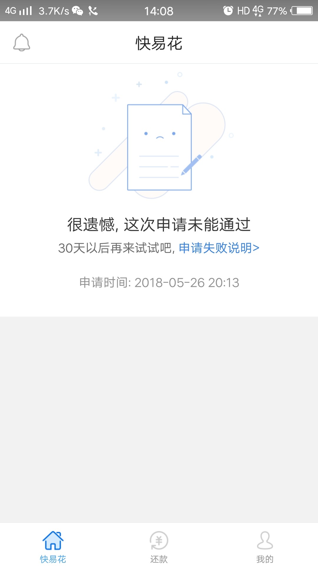 人人有款下，快易花口子：快易花
万达旗下的，我够分4开头，征信信用卡逾期三56 / 作者:潘啸城 / 