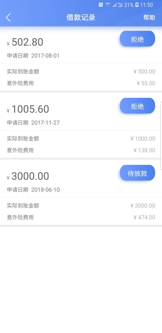 容易借钱，秒过！会不会放款失败啊

76 / 作者:aiyinchuan12 / 