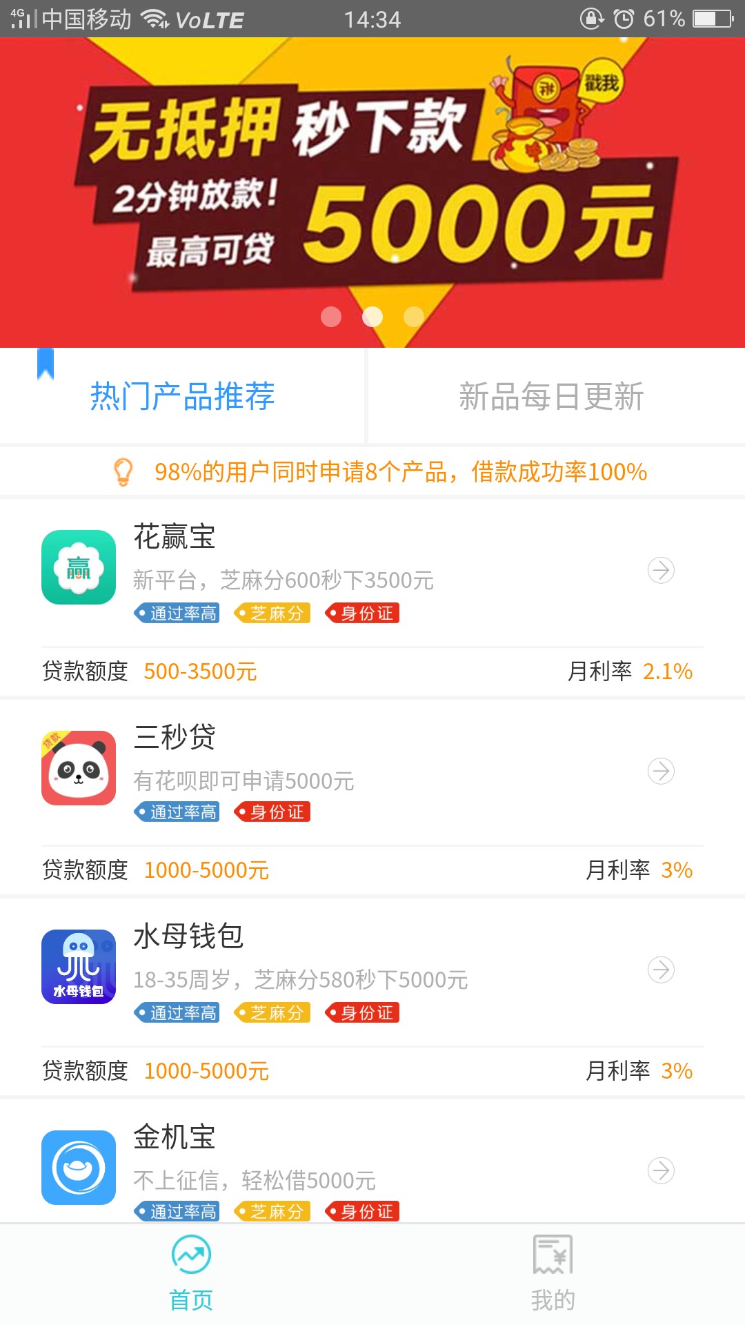 闪电花花放水，不喜勿骂上次拒了，这次申请回访秒到，，上拒费它



56 / 作者:ssddddddd / 