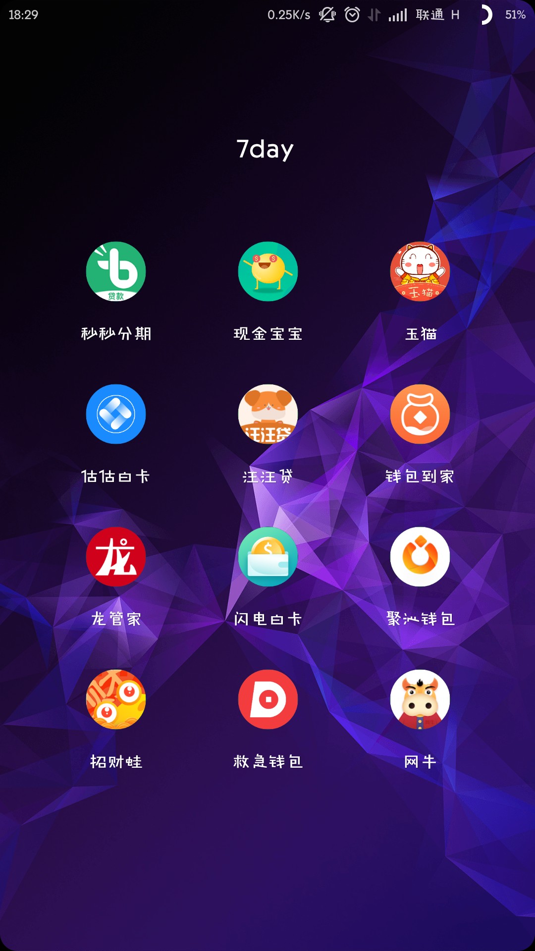 唉心好累，我就分享一下自己的口子吧7天21个。14天13个。分期的9个。有问必答27 / 作者:挽风丶 / 