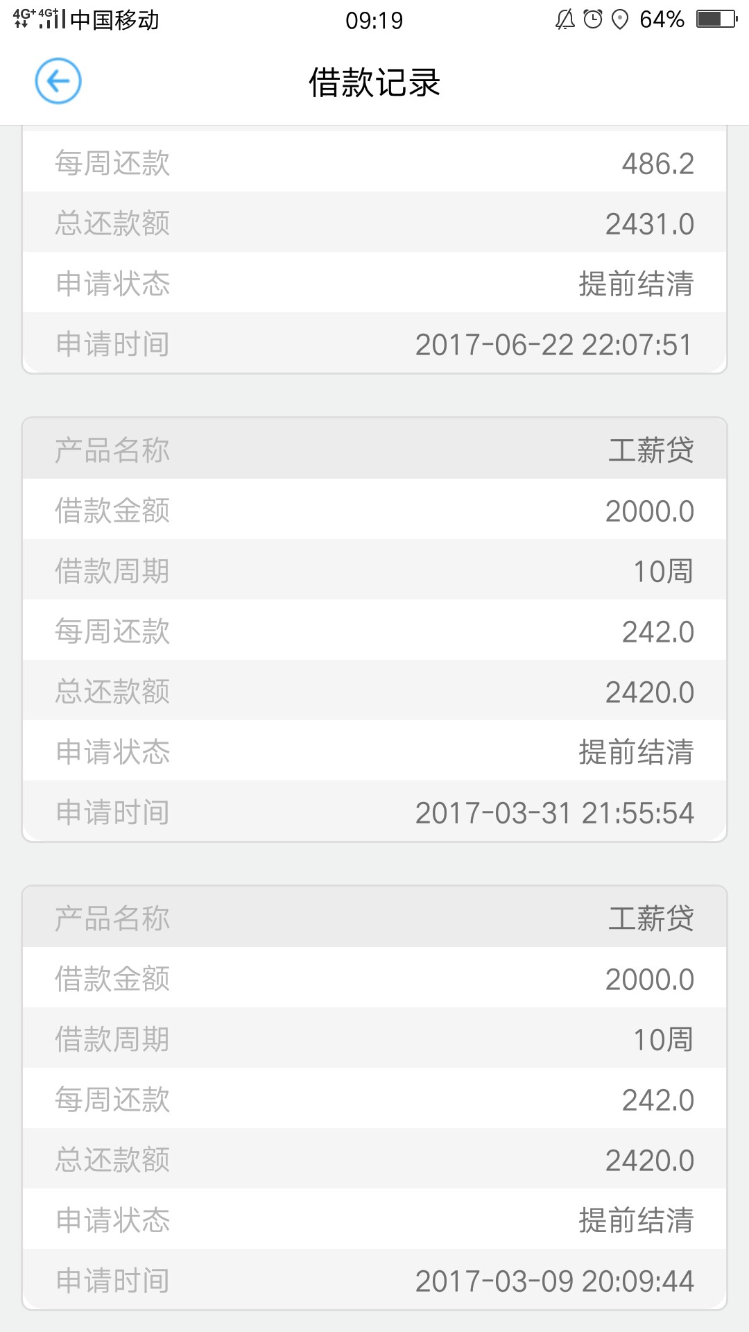 发薪贷几点抢额度？求靠谱的老哥解答下准确时间，说代提的狗就别来了。上次提27 / 作者:撸撸狂魔 / 