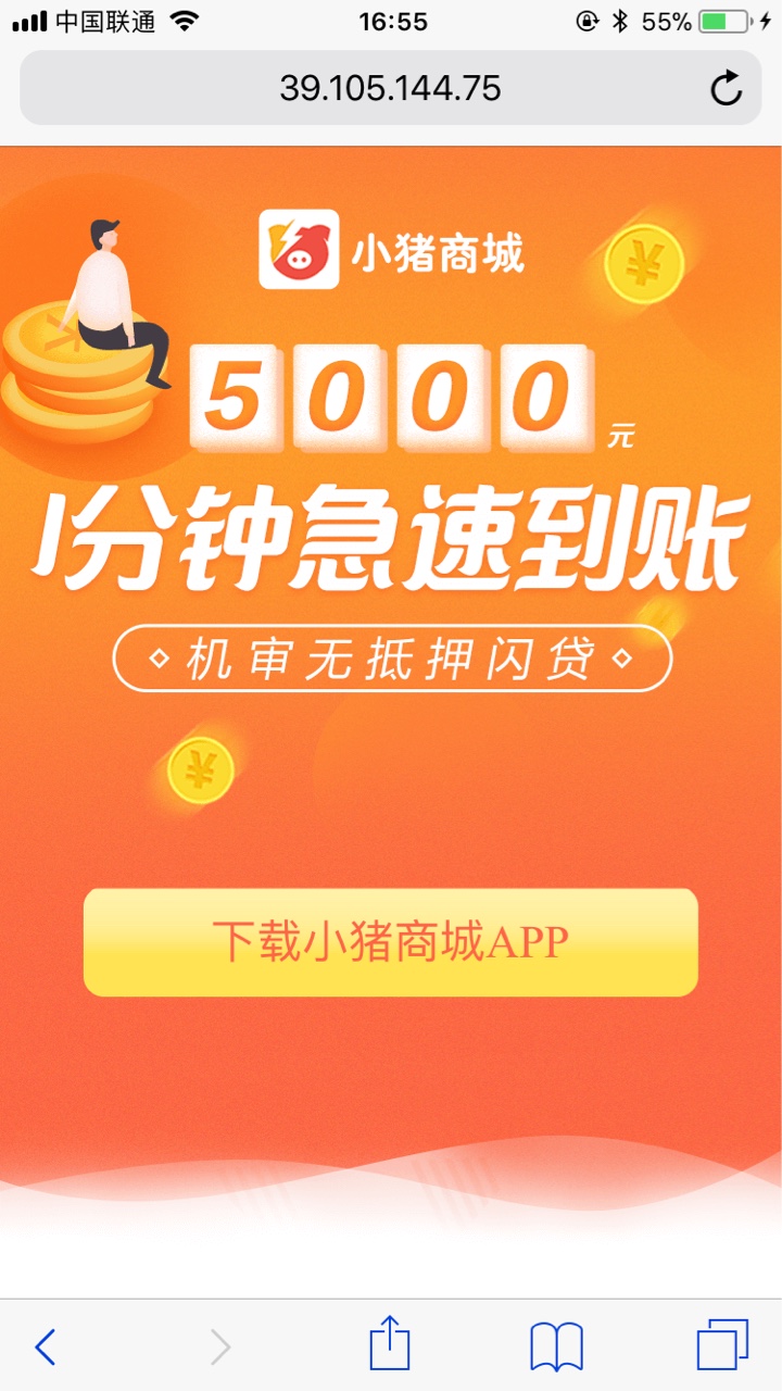 @卡农110 管理加精，今天收到短信  小猪商城，申请秒到账。如题，上午收到的43 / 作者:啦啦队给我 / 