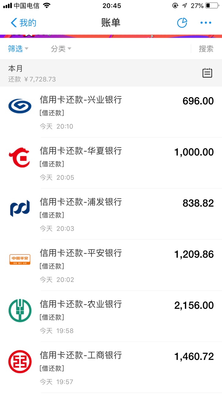 每剪一下，心里石头就掉下一块对待信用卡，请理性消费，卡不在多，3张即可

52 / 作者:一入地狱深似海 / 
