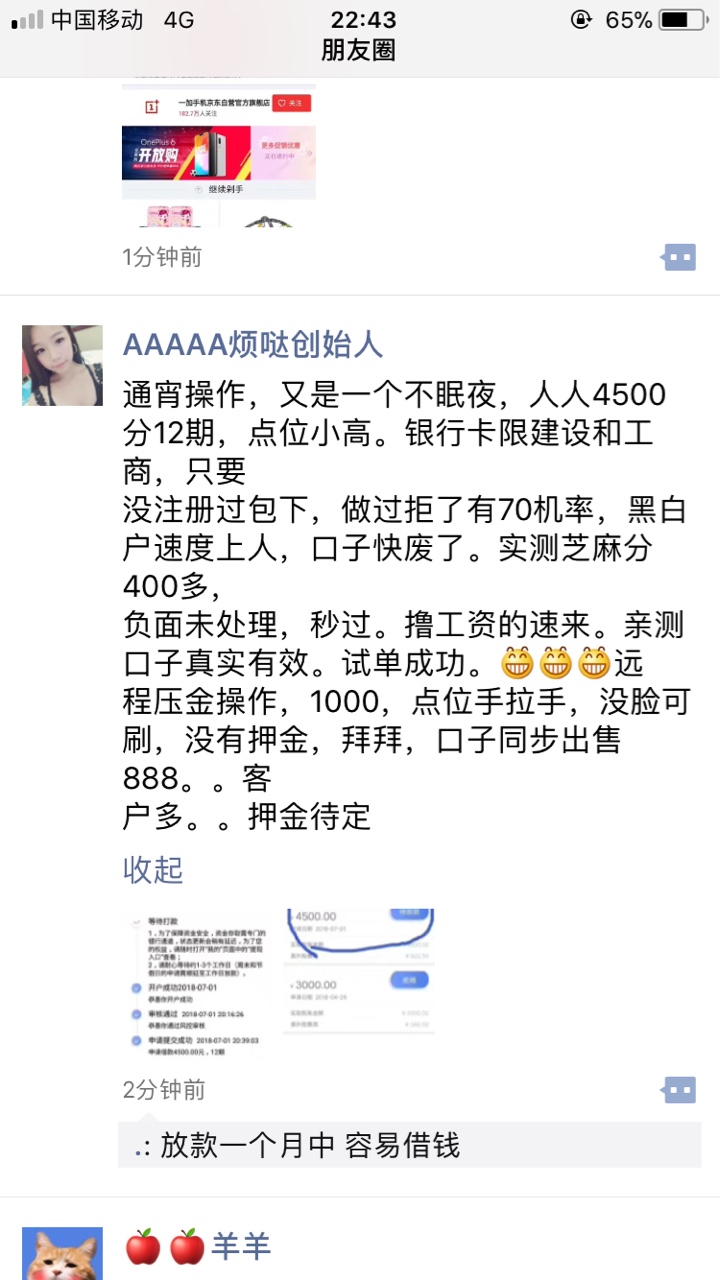 容易借钱过审啦，无人工，秒过了我一般黑，但就是那种撸啥啥不给下的那种，容61 / 作者:952701 / 