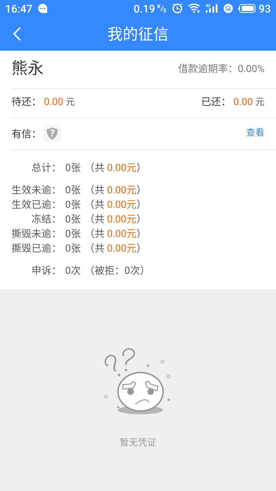 老哥来一张有凭证没借款的截图或者有1的谢谢啦 急急急
27 / 作者:哥要翻墙等红杏 / 