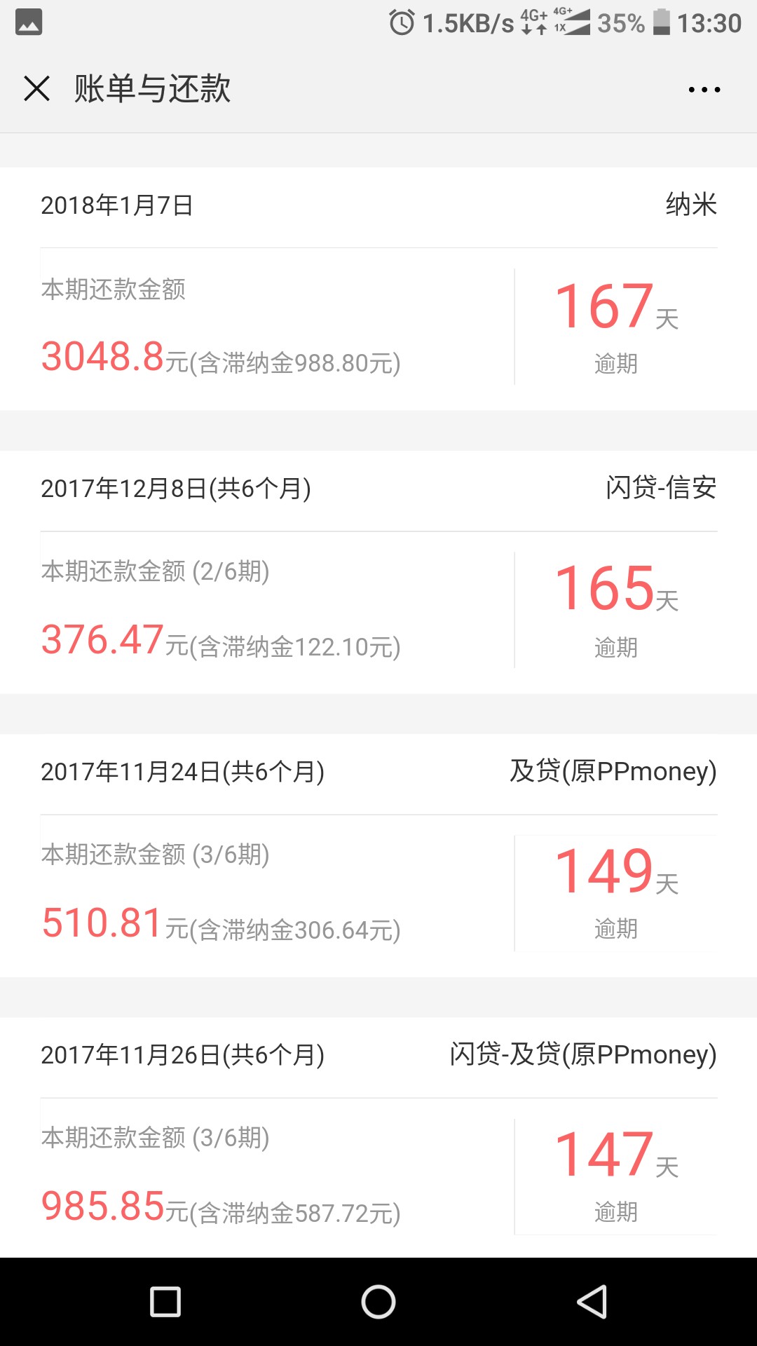 信用卡逾期5个月六个行总额度6w多坐等起诉






16 / 作者:250443 / 