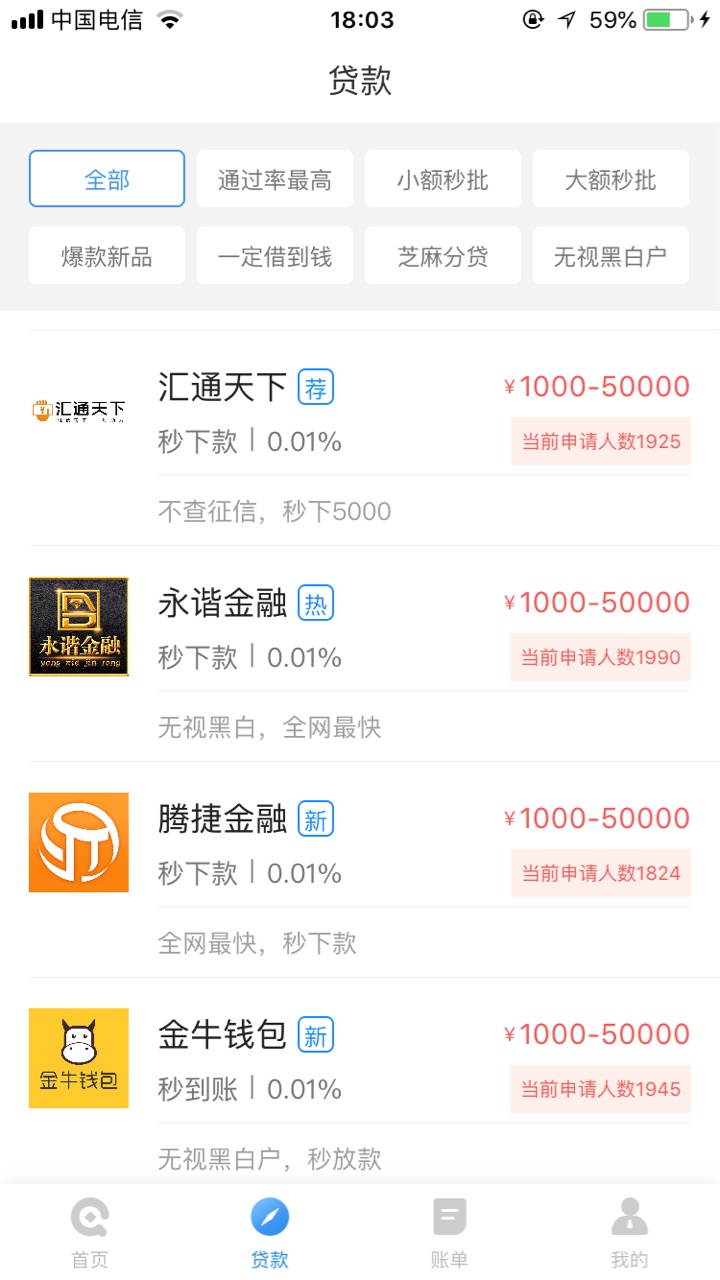 给大家一个无回访的青铜贷系列  腾捷金融今天又申请了7，8个青铜贷系列的，只20 / 作者:抠脚群众 / 