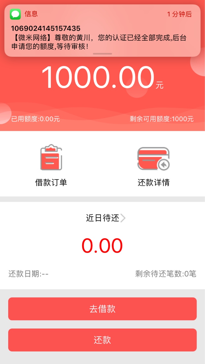 微米贷，这是通过了吗

68 / 作者:酒浅情深 / 