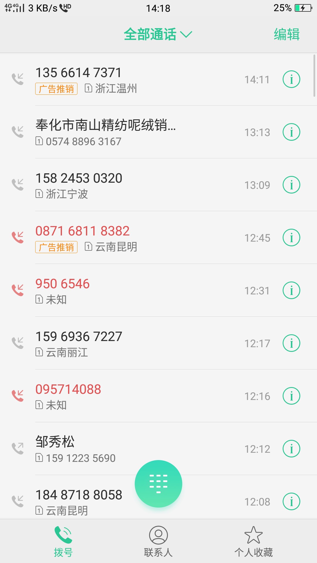 可能接个电话钱就没了怎么回事啊