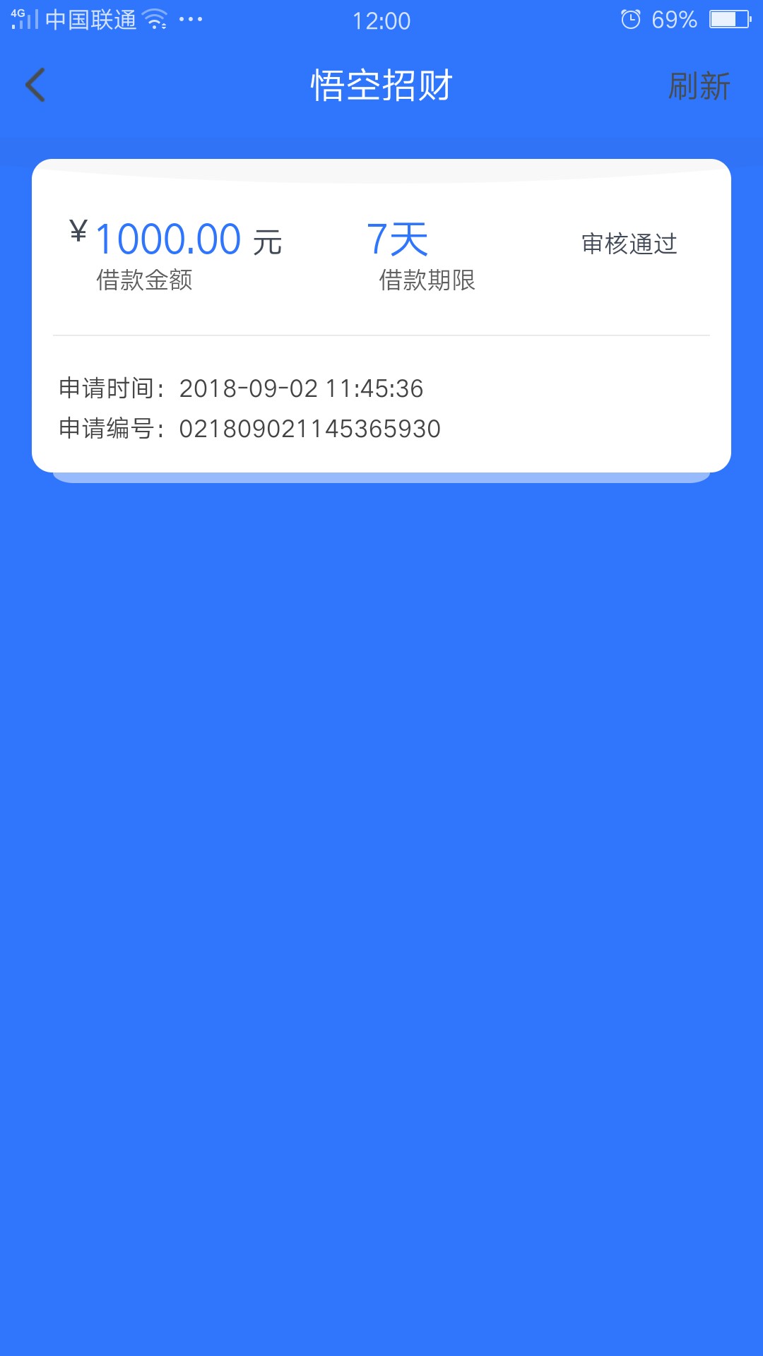 悟空招财审核通过 多久下款阿？有没有知道的。  有没有知道的？

99 / 作者:青隽 / 