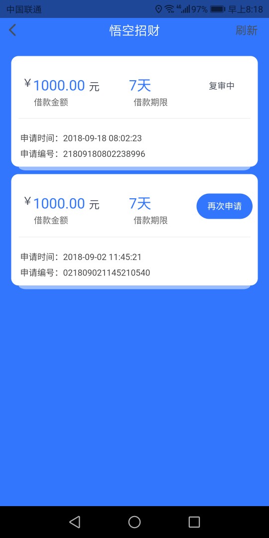 悟空招财复审中，是不是凉了老哥们悟空招财复审中，是不是凉了老哥们，之前拒33 / 作者:i年轮 / 