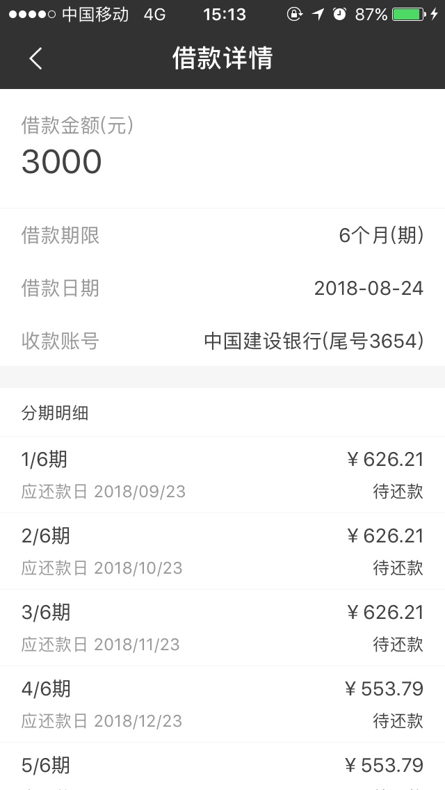 用钱宝进来看说不放的，上月申请的这月第一期要到了


42 / 作者:xiaoqiangkk / 