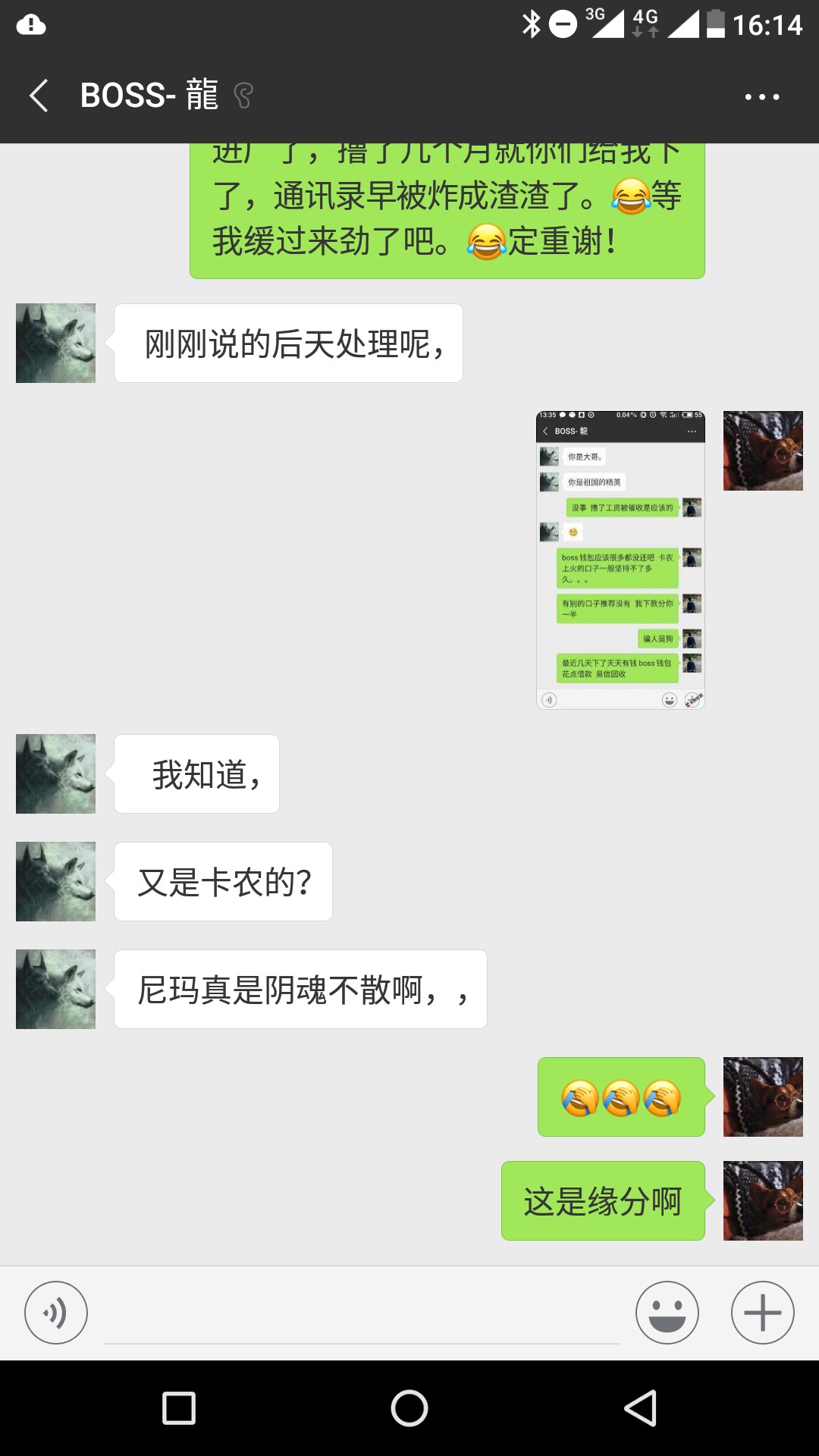 boss钱包到期的进来看看  一天换一个催收  直播看后续16 / 作者:物竞天择 / 