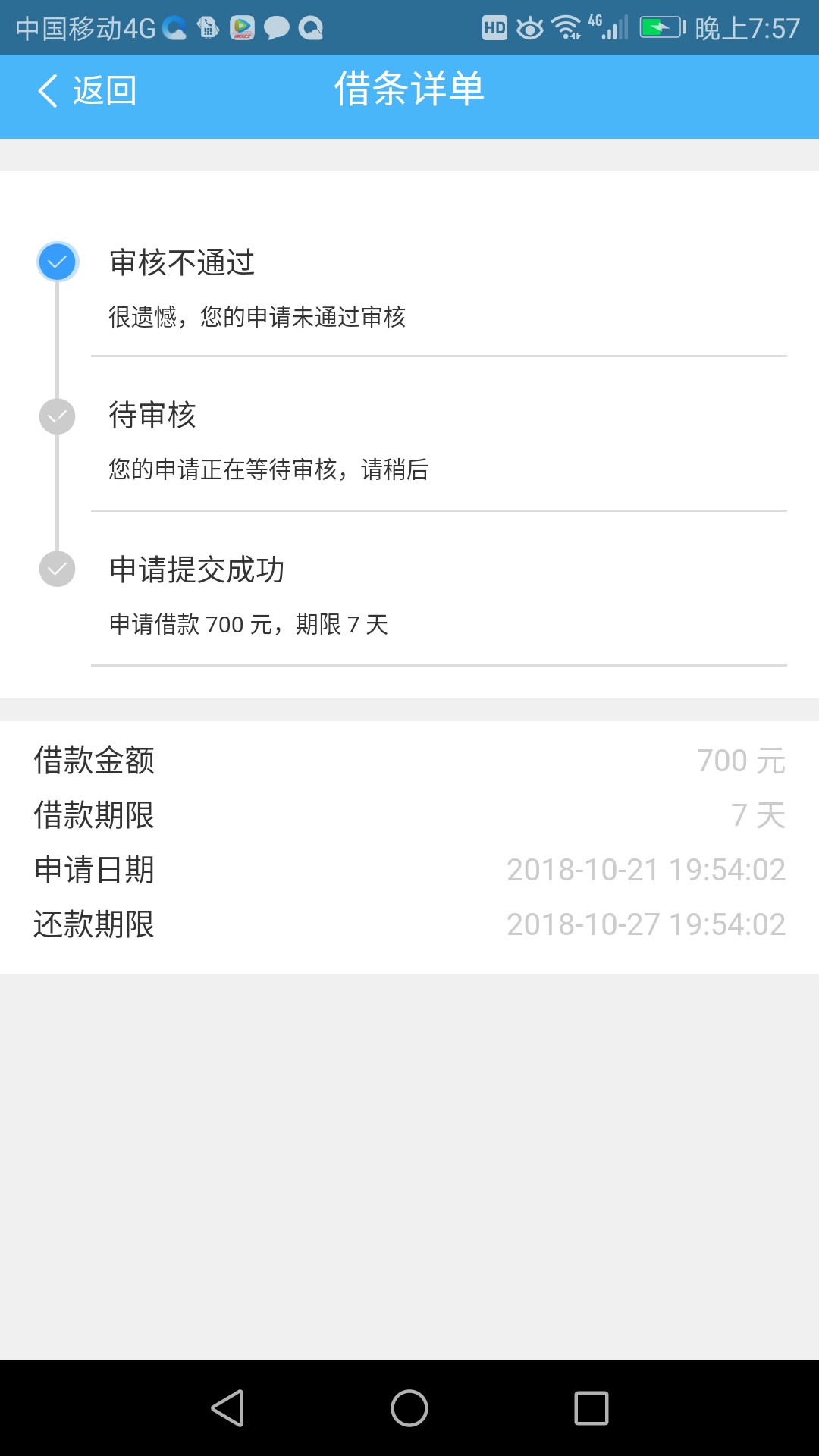 米多多，刚刚回访了加了微信，显示待放款，还没到账11 / 作者:跟风全拒绝 / 