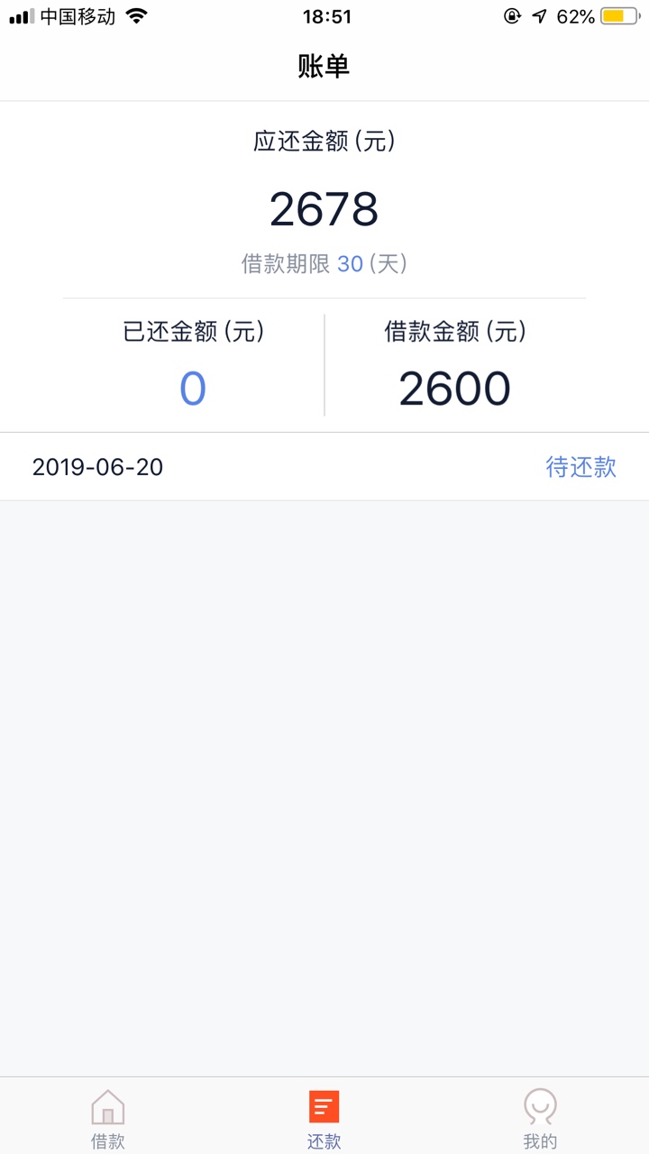 入口贷上钱，2600到账2060入口贷上钱，2600到账2060还2678好像，30天，提交后25 / 作者:阿啊a / 
