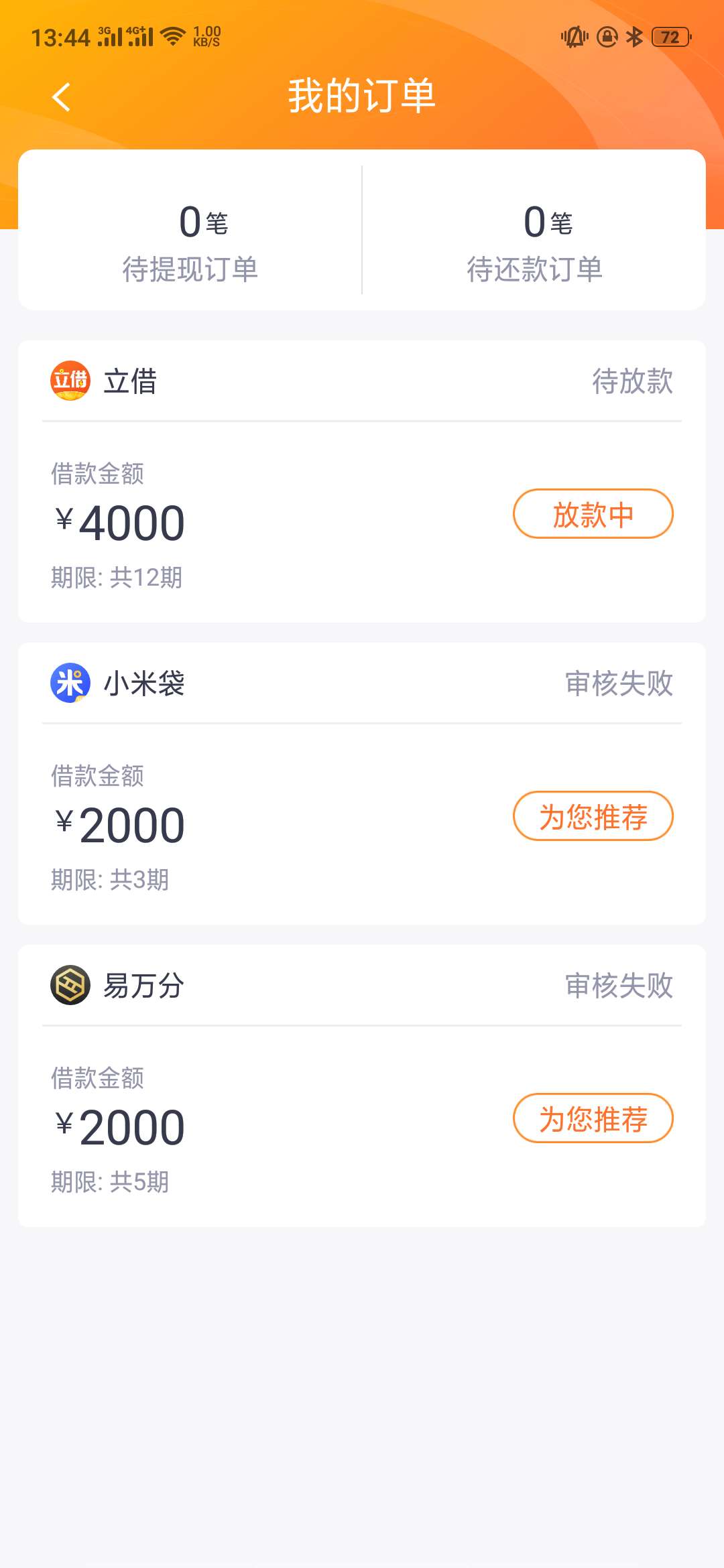 立借，两天了，还有希望吗

50 / 作者:撸断鸟 / 