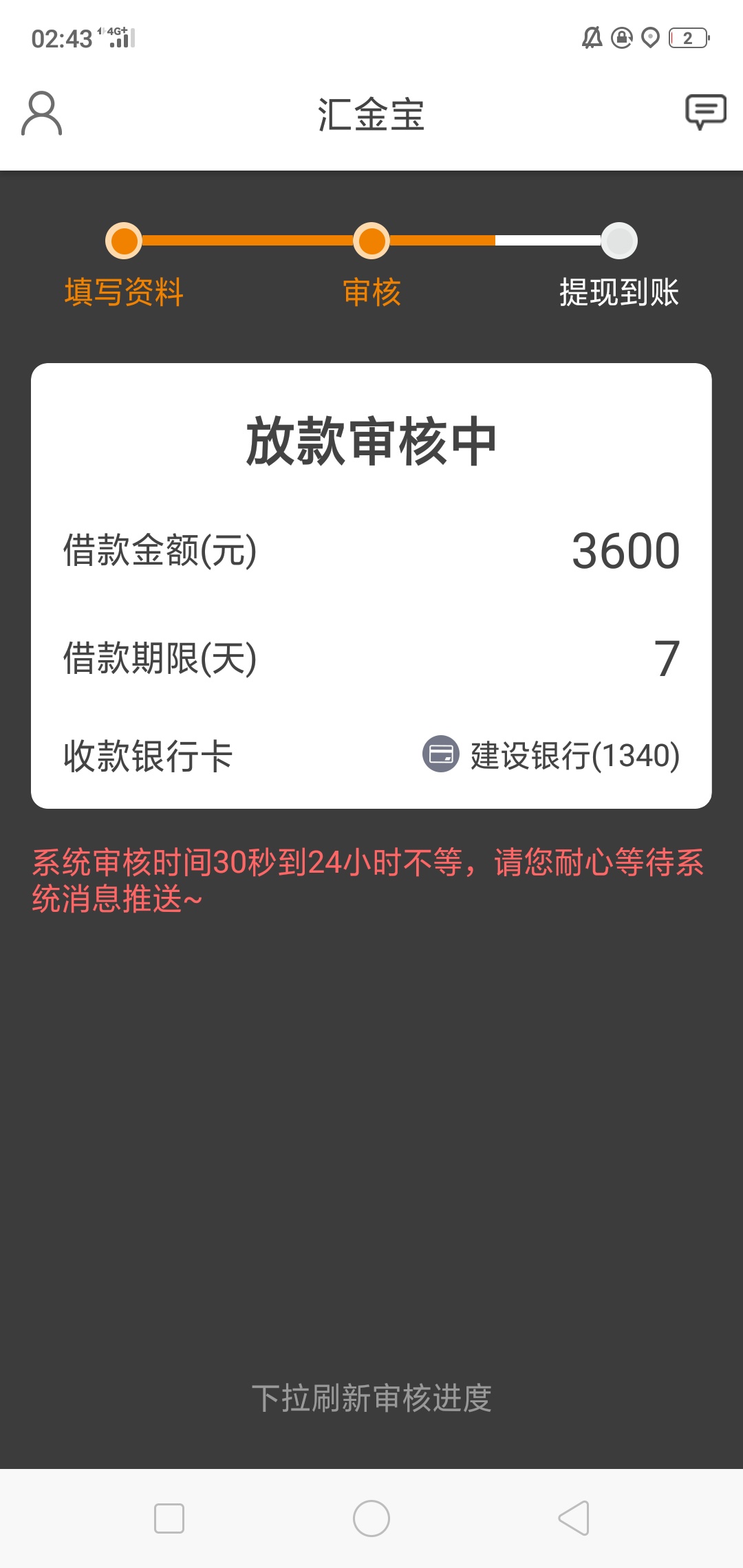 稳如放款失败，还是要等一等

27 / 作者:俄就是俄 / 
