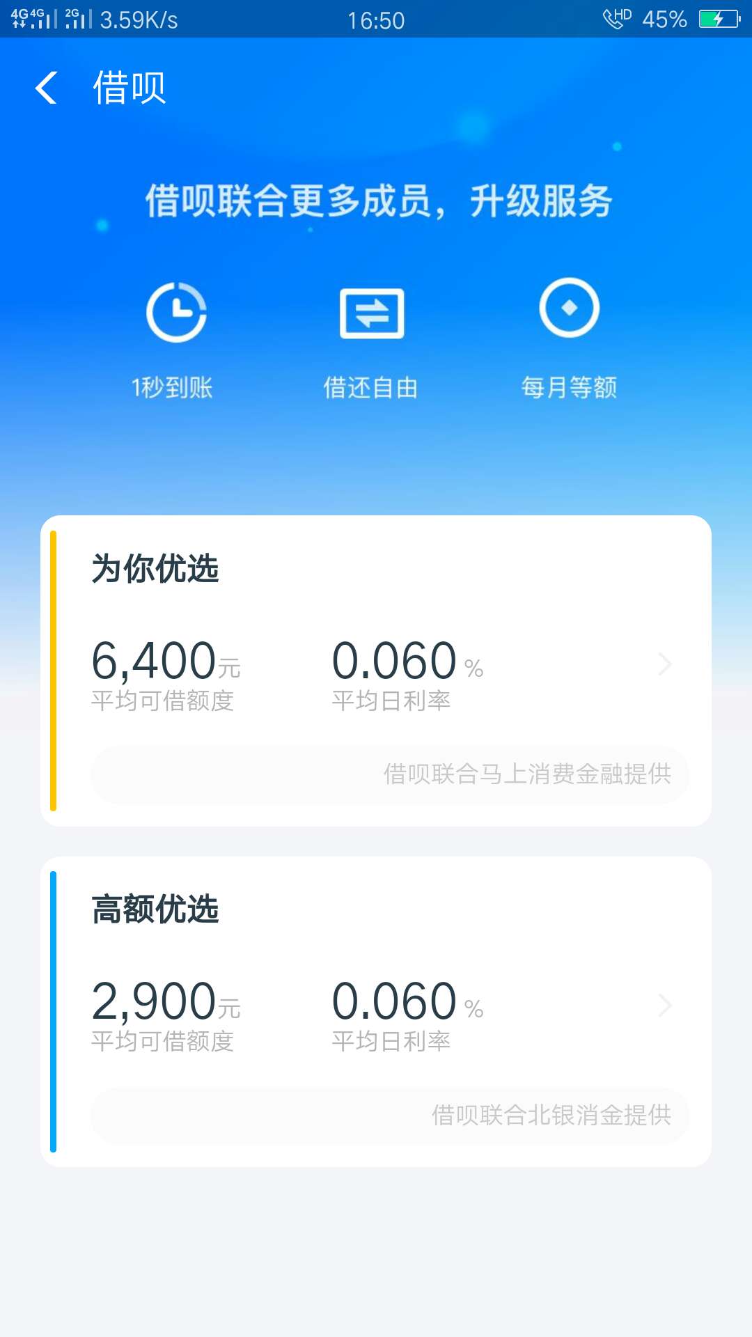 借唄這是選額度開通嗎懂的老哥說下