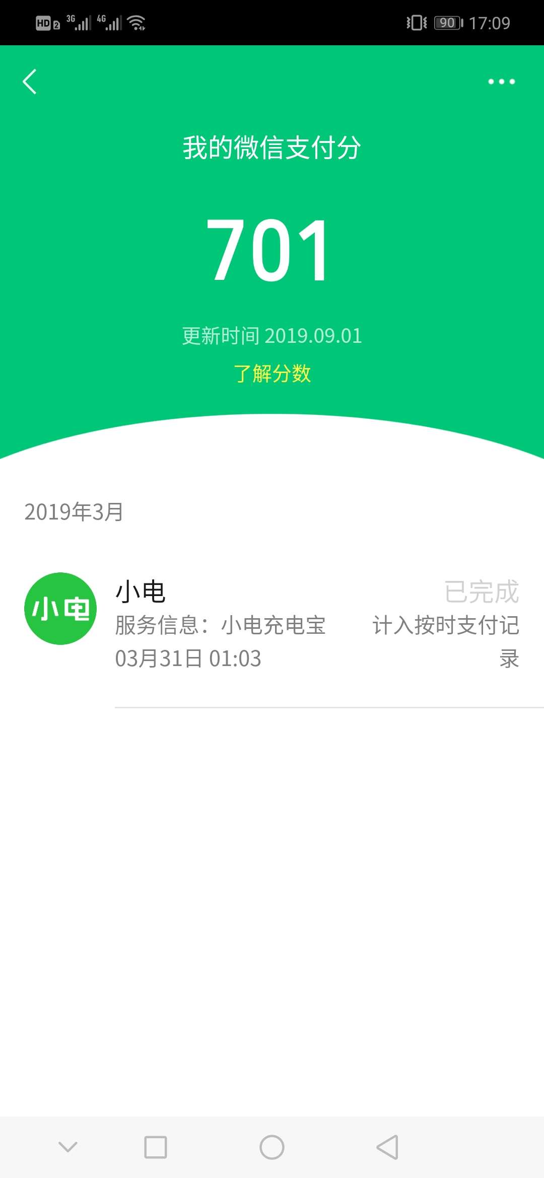 微信的不叫花呗，叫分付，即将上线，开通了微信支付分的老哥提前开了分，每个月会涨分10 / 作者:套路深似海ζ / 