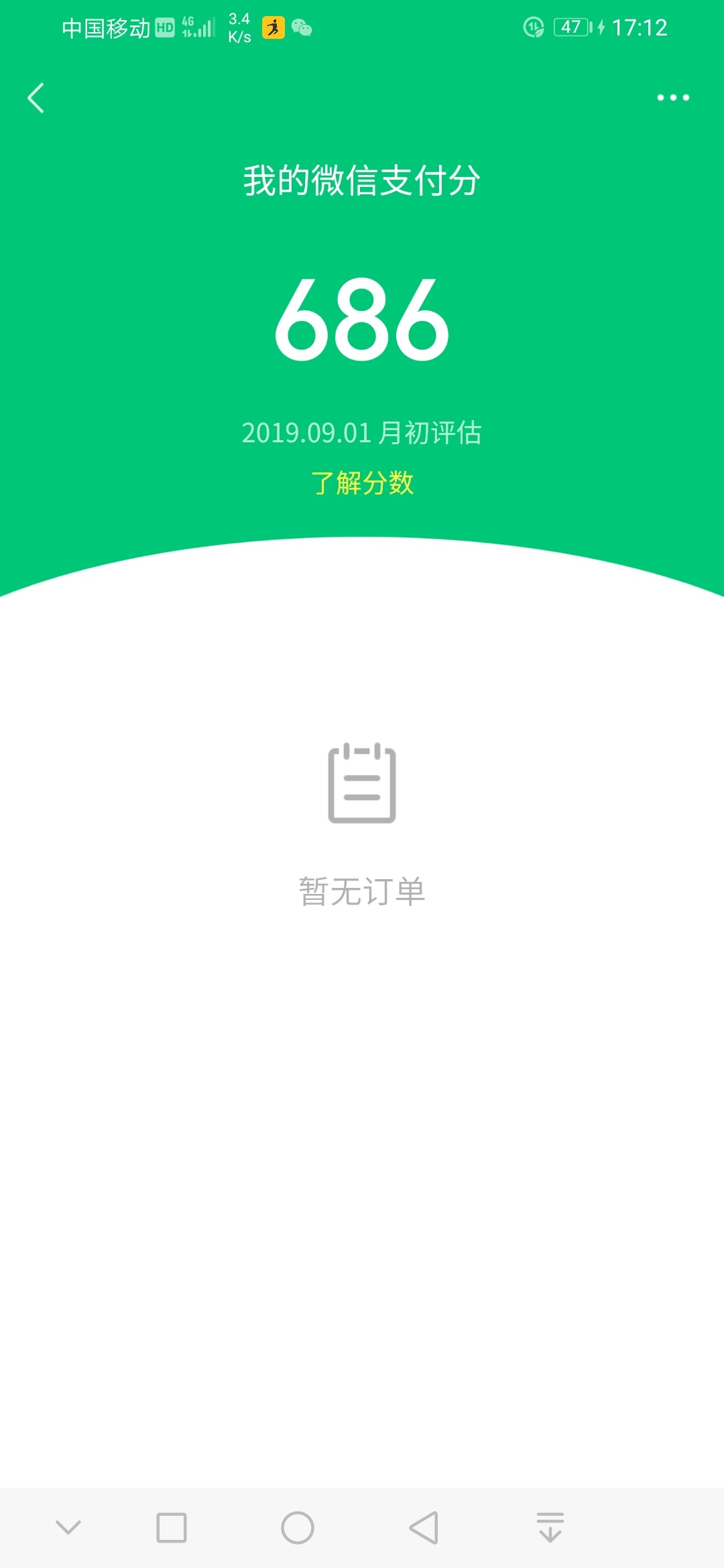 微信的不叫花呗，叫分付，即将上线，开通了微信支付分的老哥提前开了分，每个月会涨分61 / 作者:家么 / 