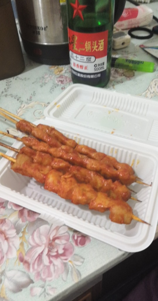 最后的钱买了几个肉来吃，唉，好几把落魄，

53 / 作者:撸个串飞 / 