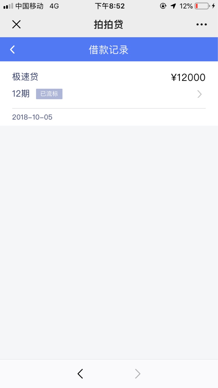 拍拍贷1.2万去年流标后申请到现在都显示审核失败。有没有大神知道我的这个额度是废了79 / 作者:姐姐跟你一样 / 