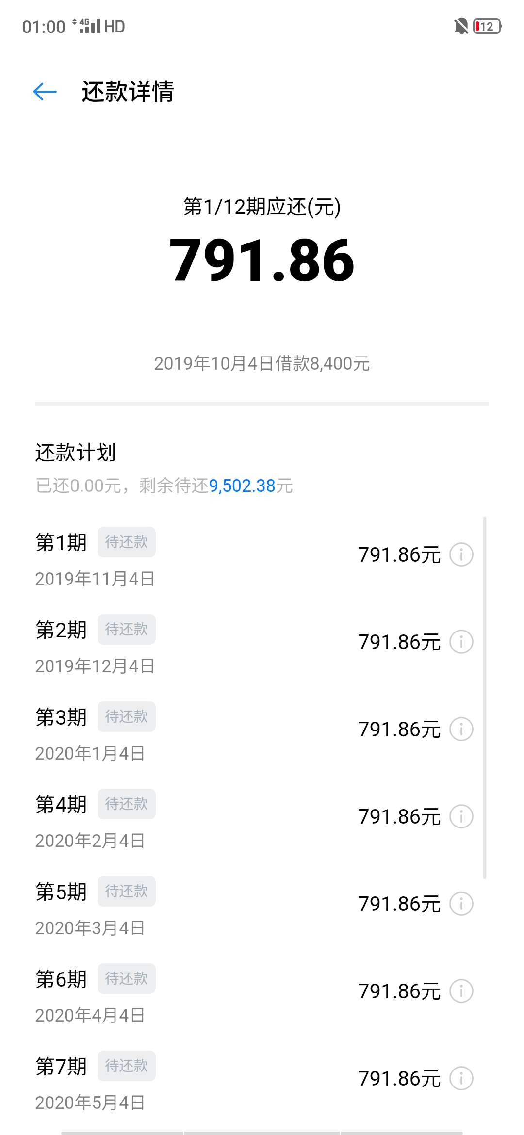 秋贝8400，秒到账，舒服了，强制一年多了，信用卡全部逾期1年差不多，714就不说了，543 / 作者:挺有样呀 / 