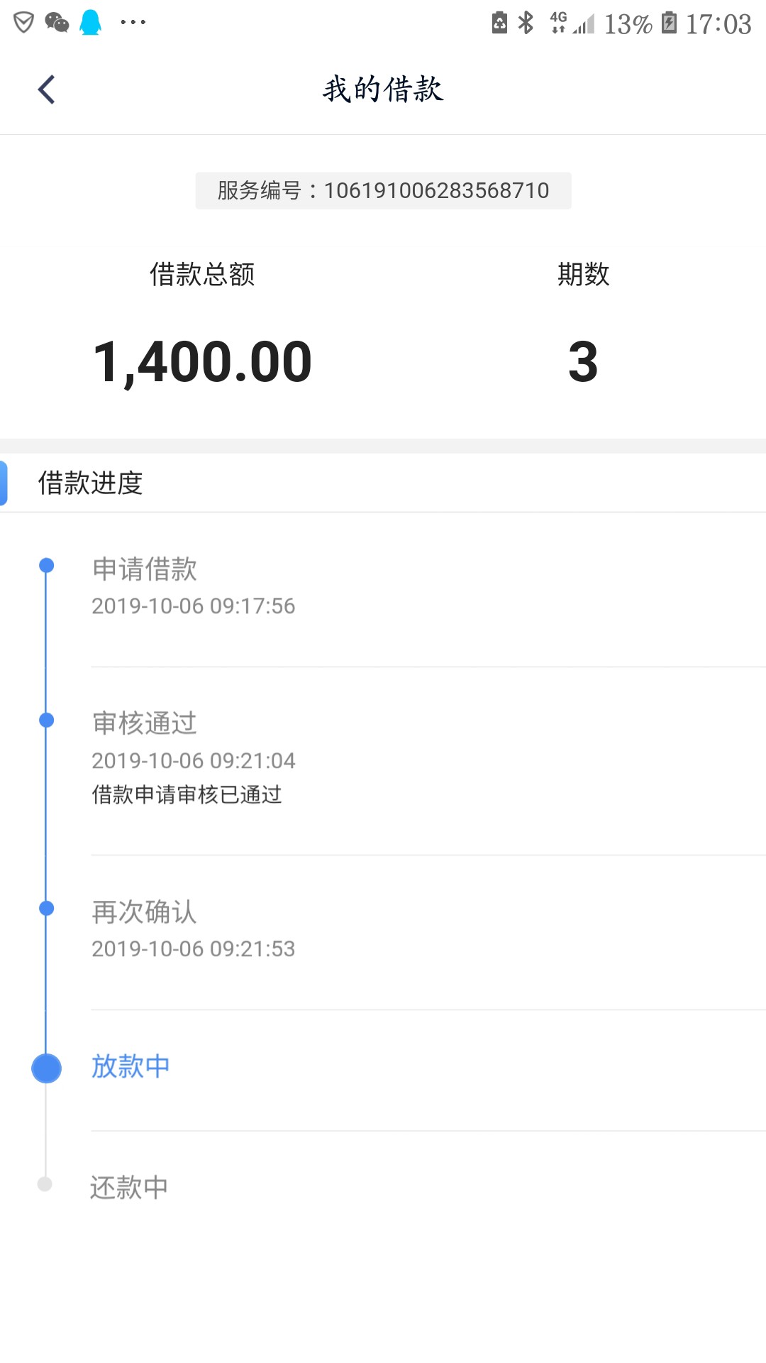 钱站 六天了 怎么还在放款中

18 / 作者:菲菲来了 / 