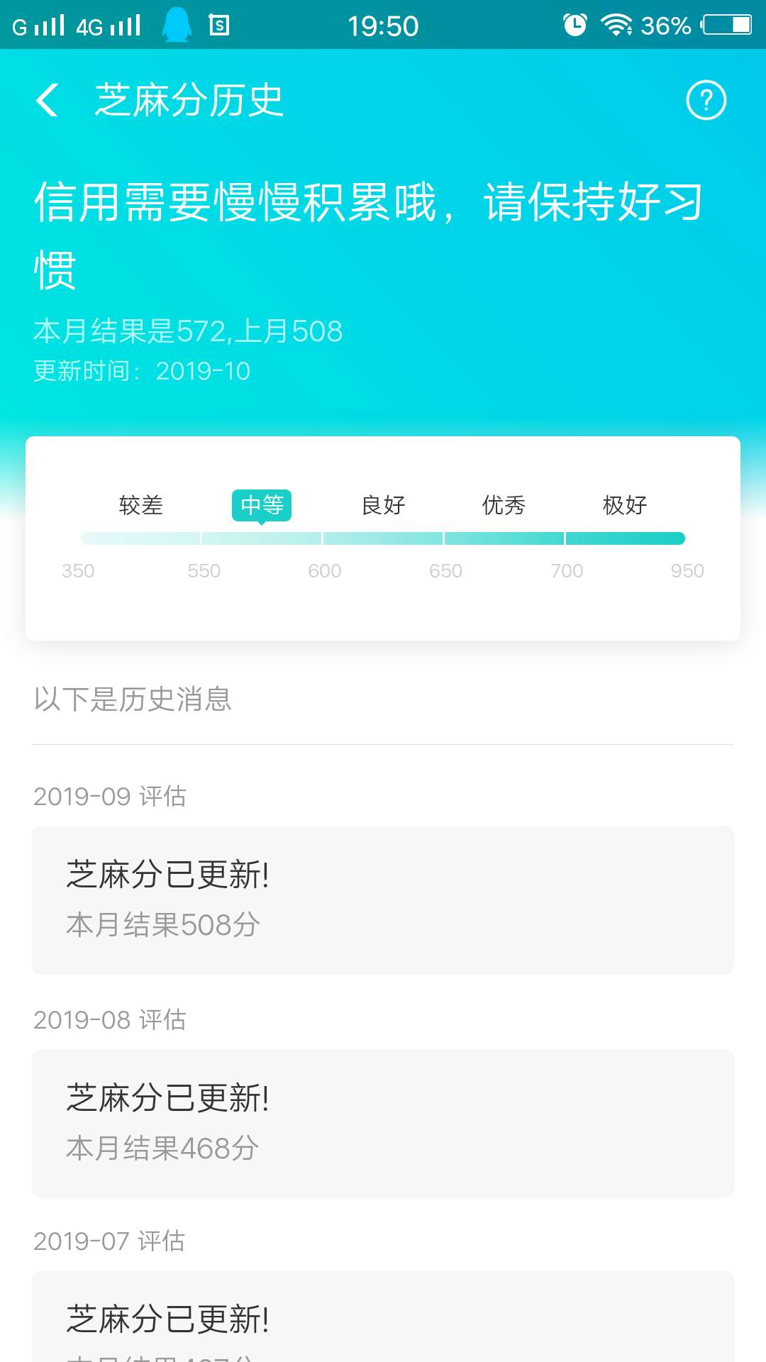 芝麻分回来了，盈盈有钱申诉成功了


9 / 作者:bgfhktdchj / 