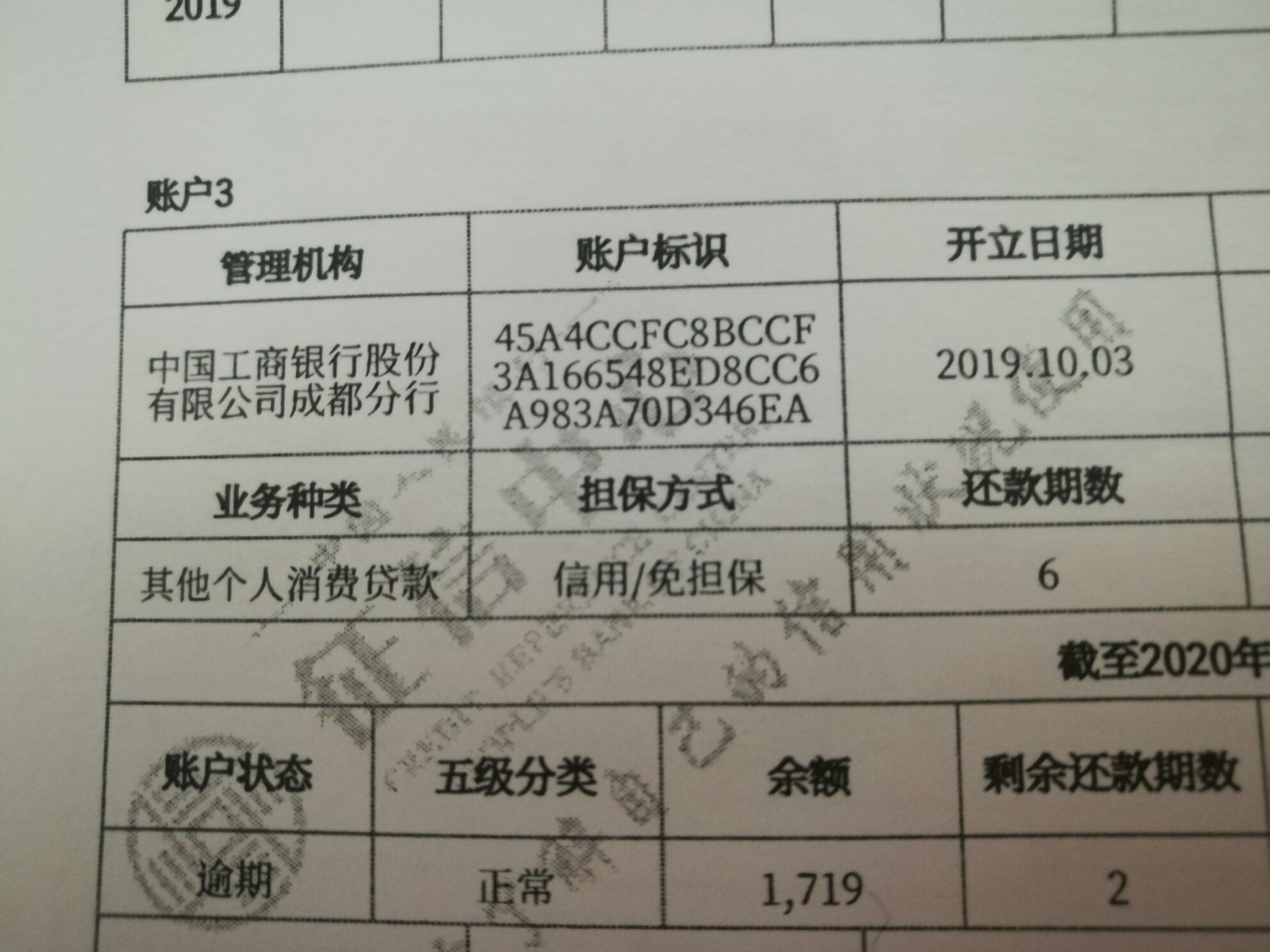 逾期数就是账户数吧，超过3个后不好借贷了吧