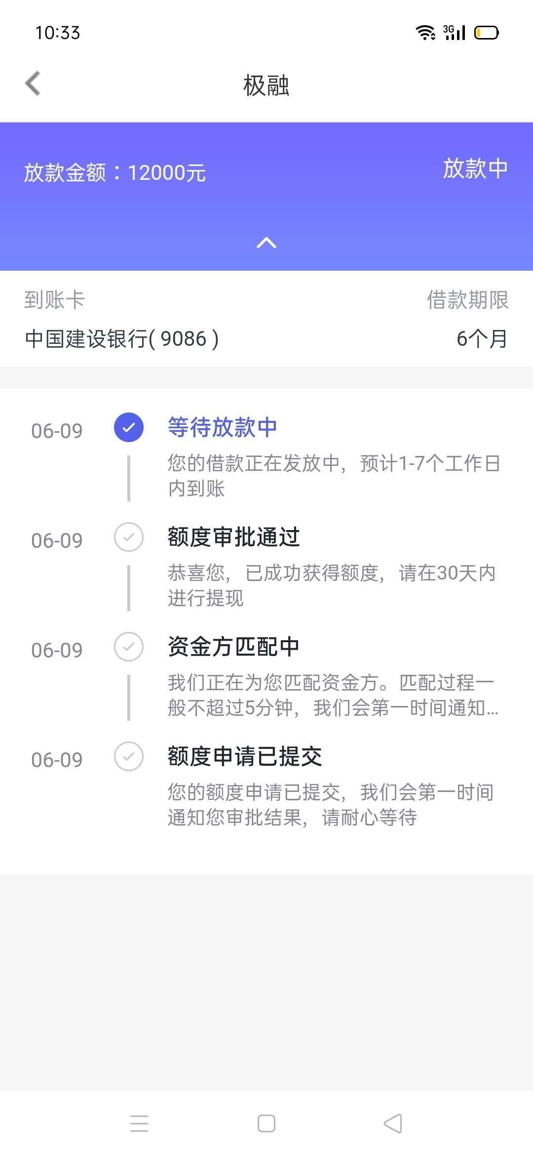 你我贷批款12000，原来8500额度嘉卡贷，提前两期还清，之后套路两个月，中途申请几次17 / 作者:我微A013233 / 