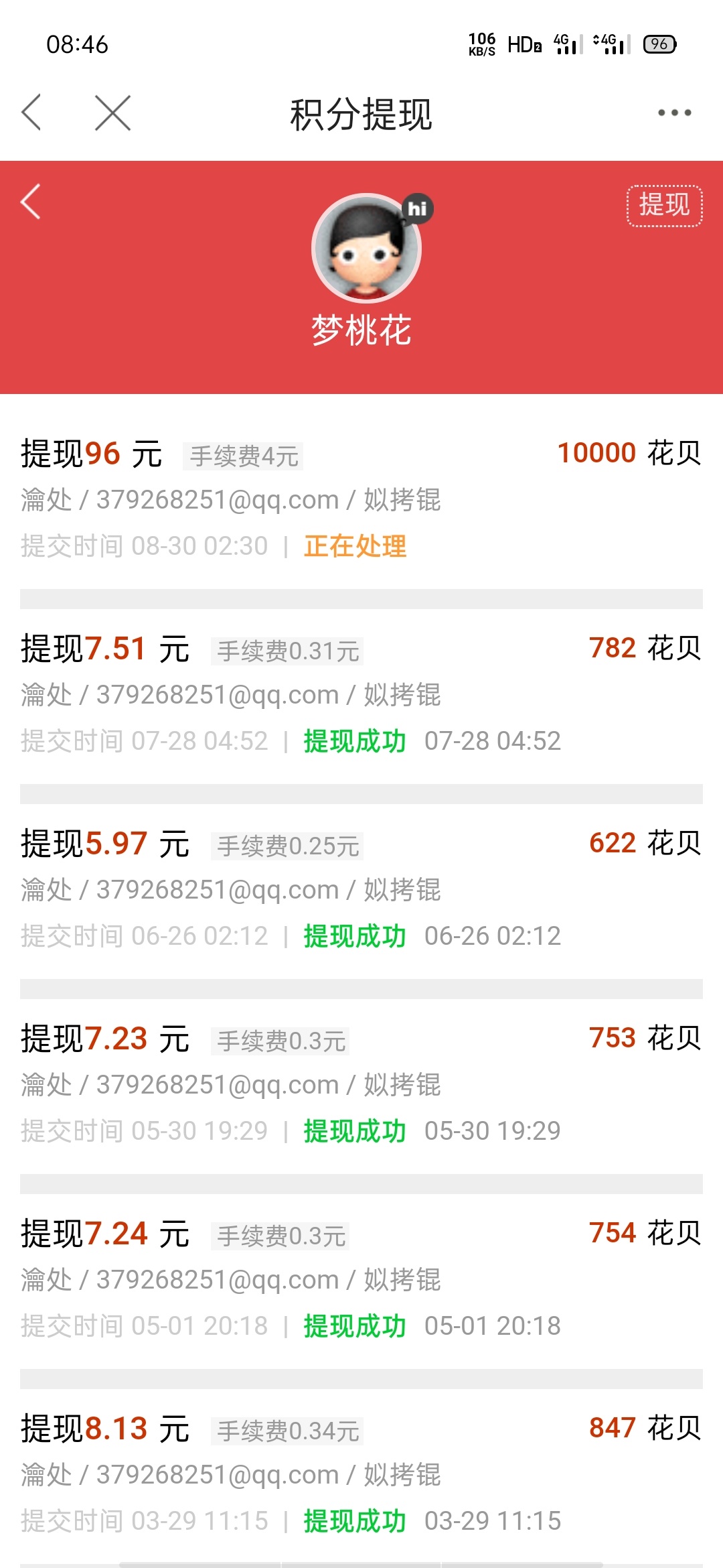 卡农花呗提现什么时候能到账？


60 / 作者:梦桃花 / 
