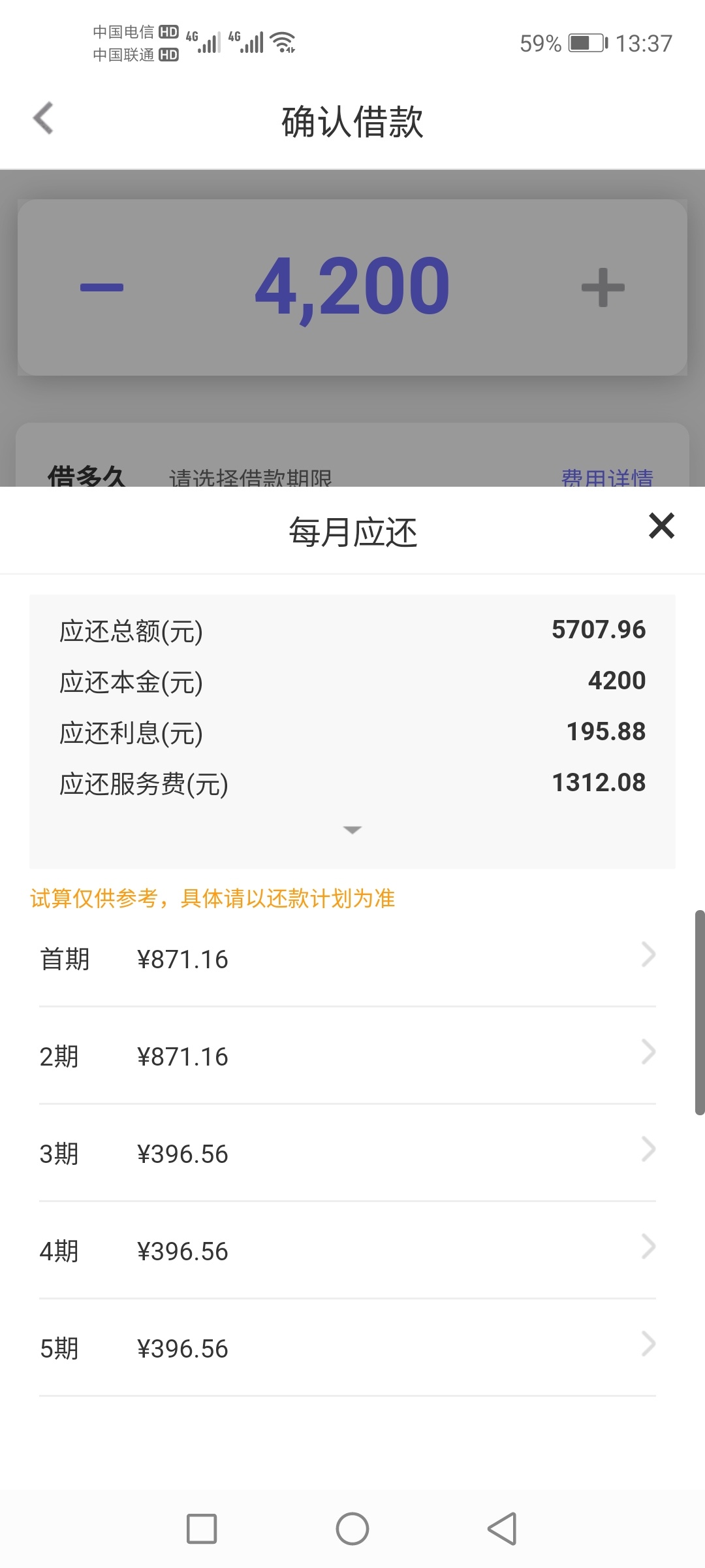 你我贷借4200元，要还5707，利息就要1500，太坑了

94 / 作者:Jekyzl / 