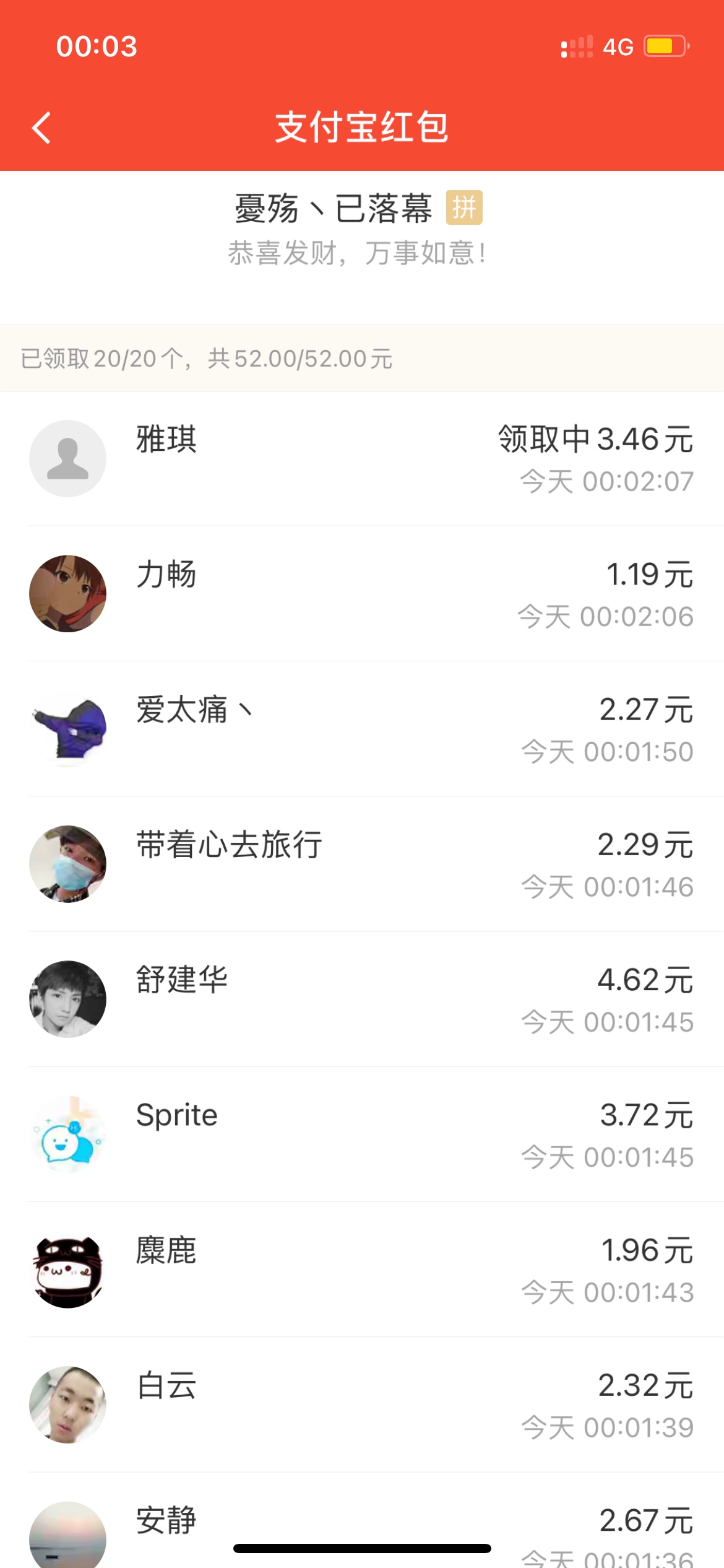 领完了，祝各位老哥早点上岸

16 / 作者:尼玛死了 / 
