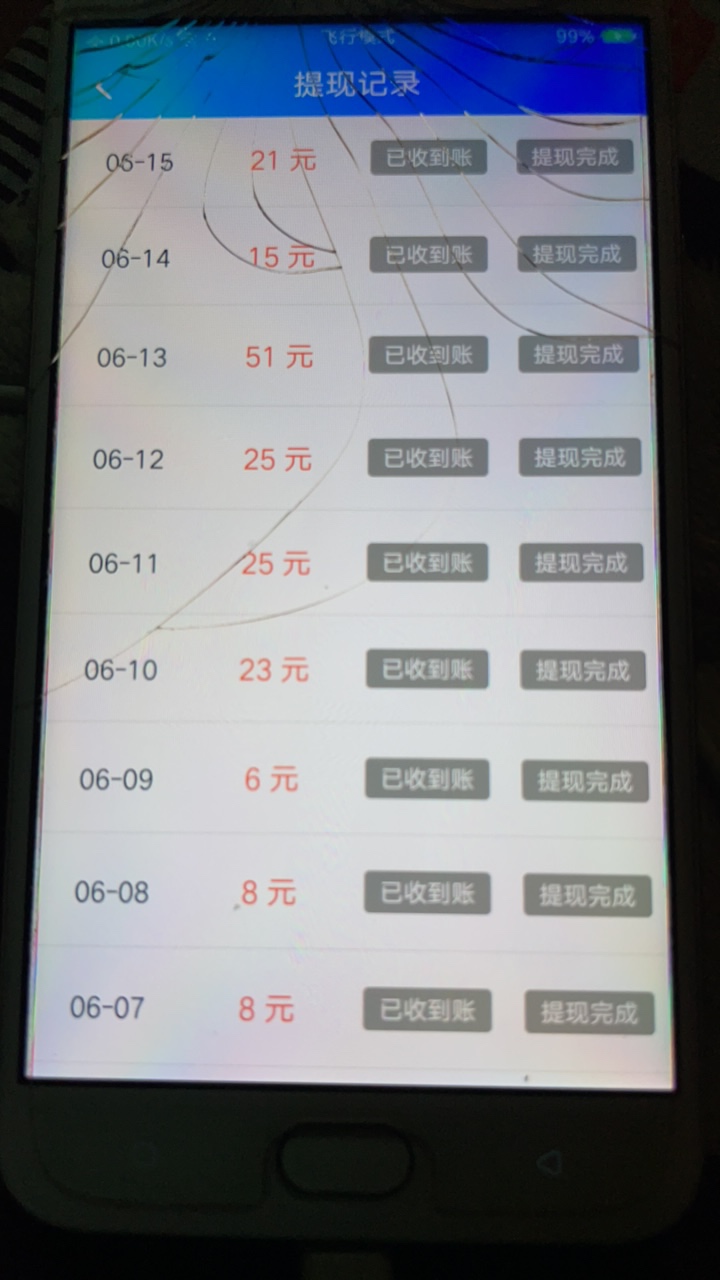不知不觉在牛帮撸了一千多，手机屏幕都撸裂开了，说多了都是泪










8 / 作者:zqiao920428 / 