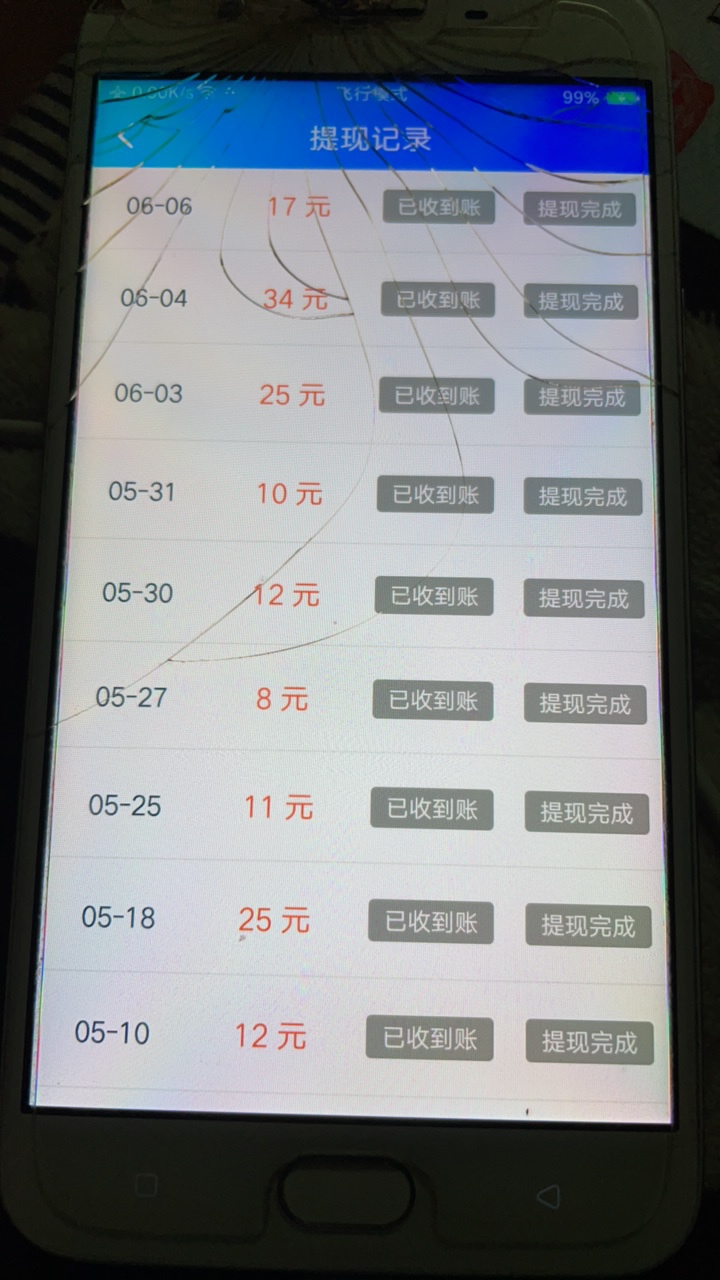 不知不觉在牛帮撸了一千多，手机屏幕都撸裂开了，说多了都是泪










15 / 作者:zqiao920428 / 