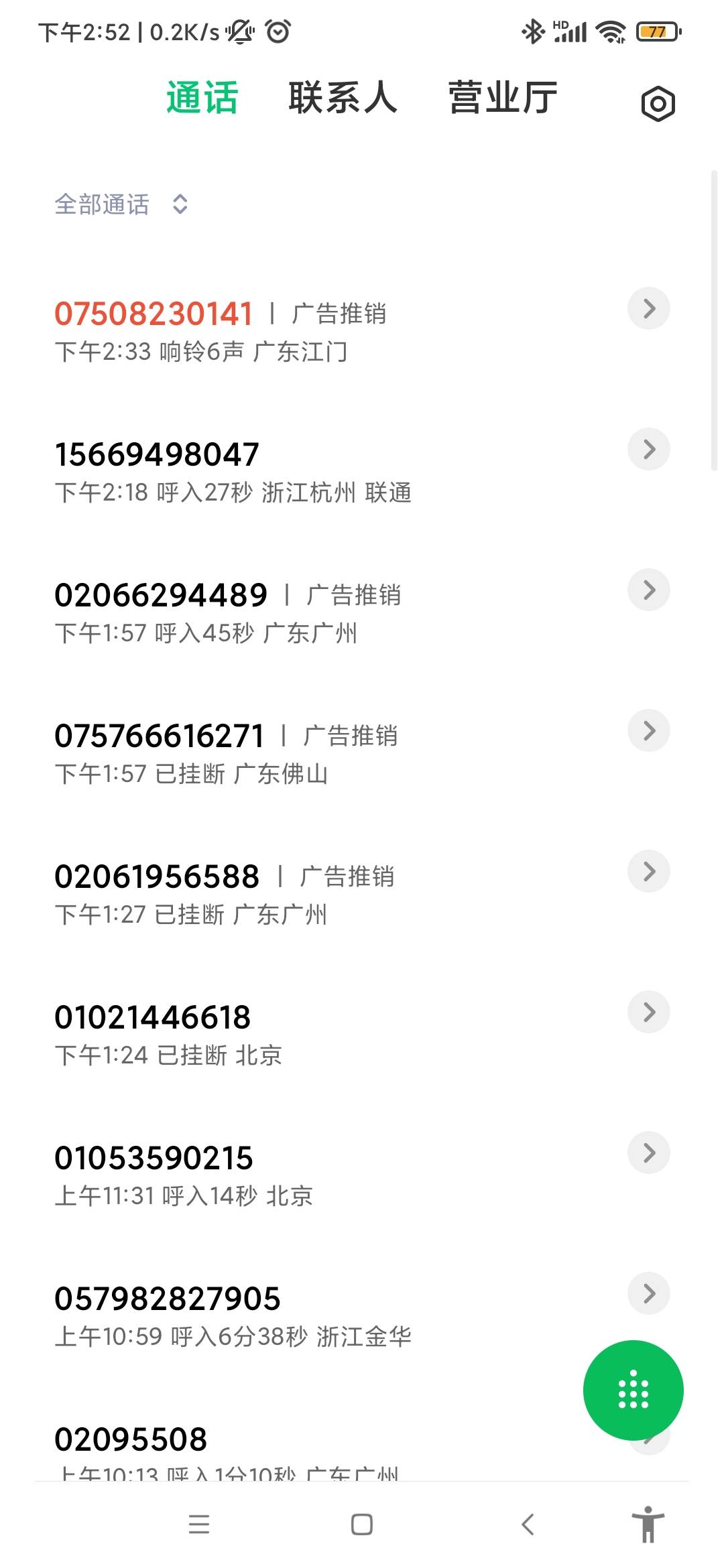 一天的催收电话，各种信用卡加网贷的


69 / 作者:胡咯咯 / 