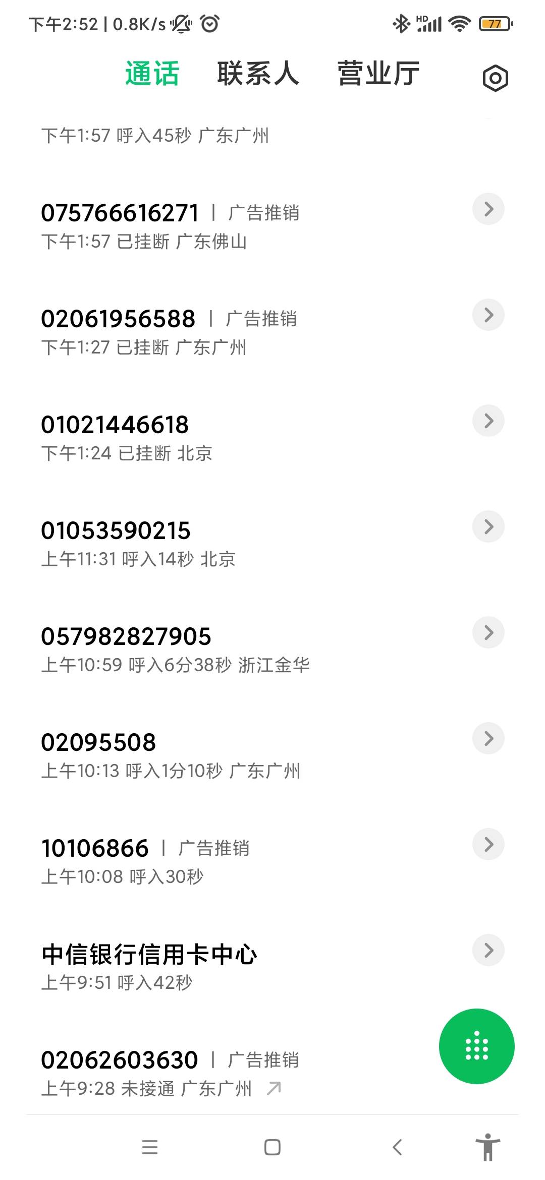 一天的催收电话，各种信用卡加网贷的


68 / 作者:胡咯咯 / 