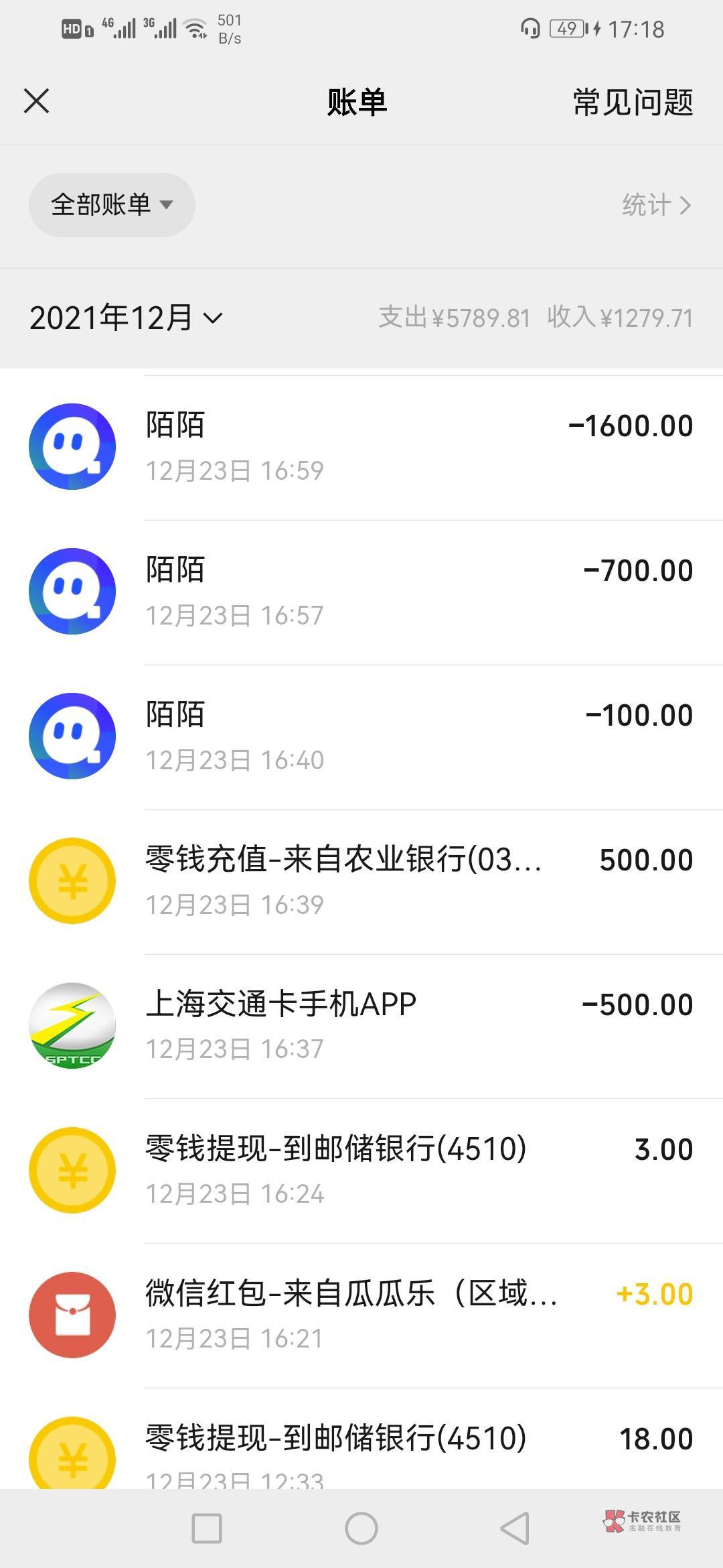 分付开通失败三次了，刚才走了狗屎运，居然点开了。征信不提，连三累六，至今呆账。分44 / 作者:三天两脚不觉少 / 